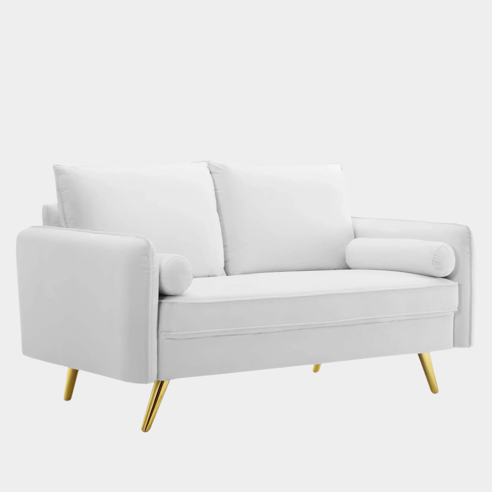 Chaise sans accoudoirs rembourrée en duvet Commix