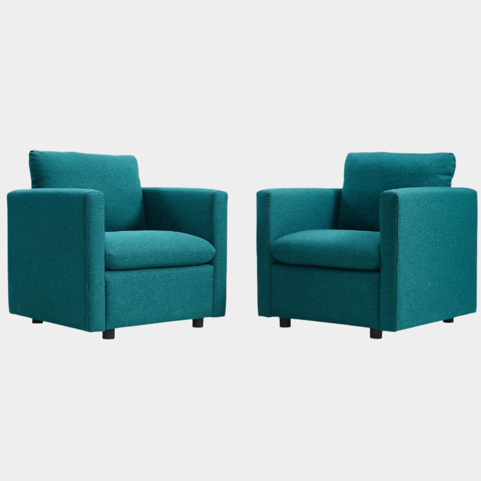 Activate Upholstered Fabric Armchair Set of 2