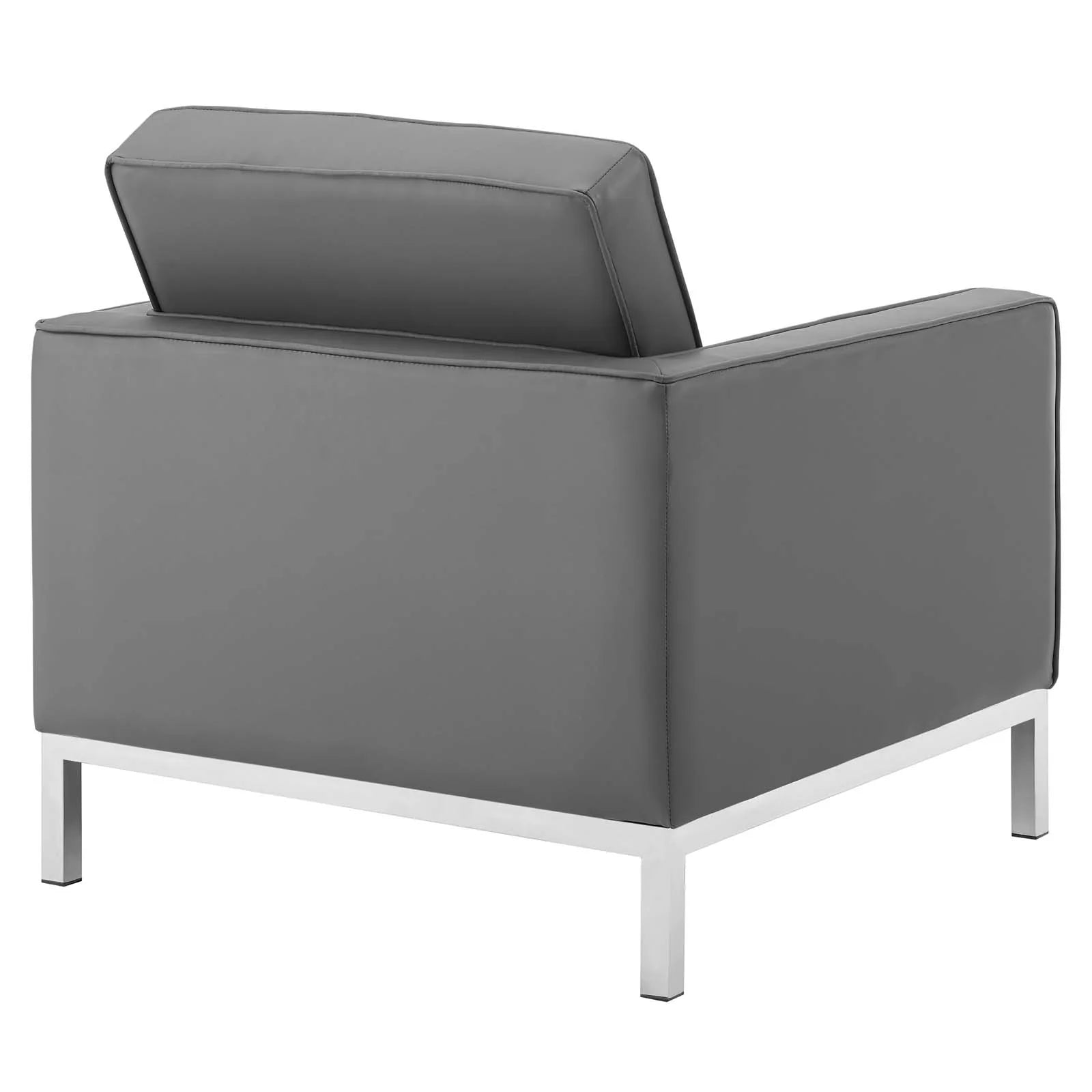 Chaise sans accoudoirs rembourrée en duvet Commix
