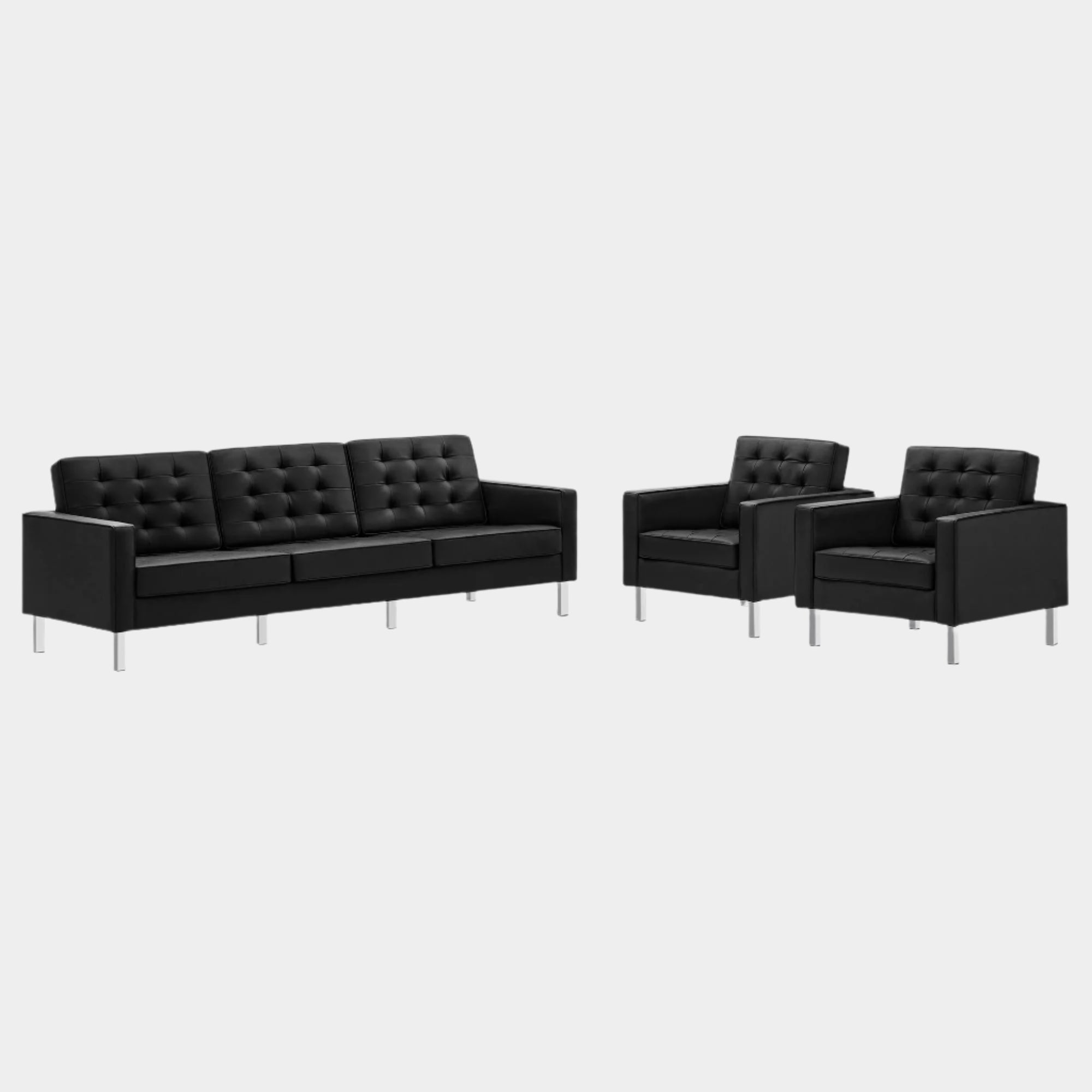 Chaise sans accoudoirs rembourrée en duvet Commix