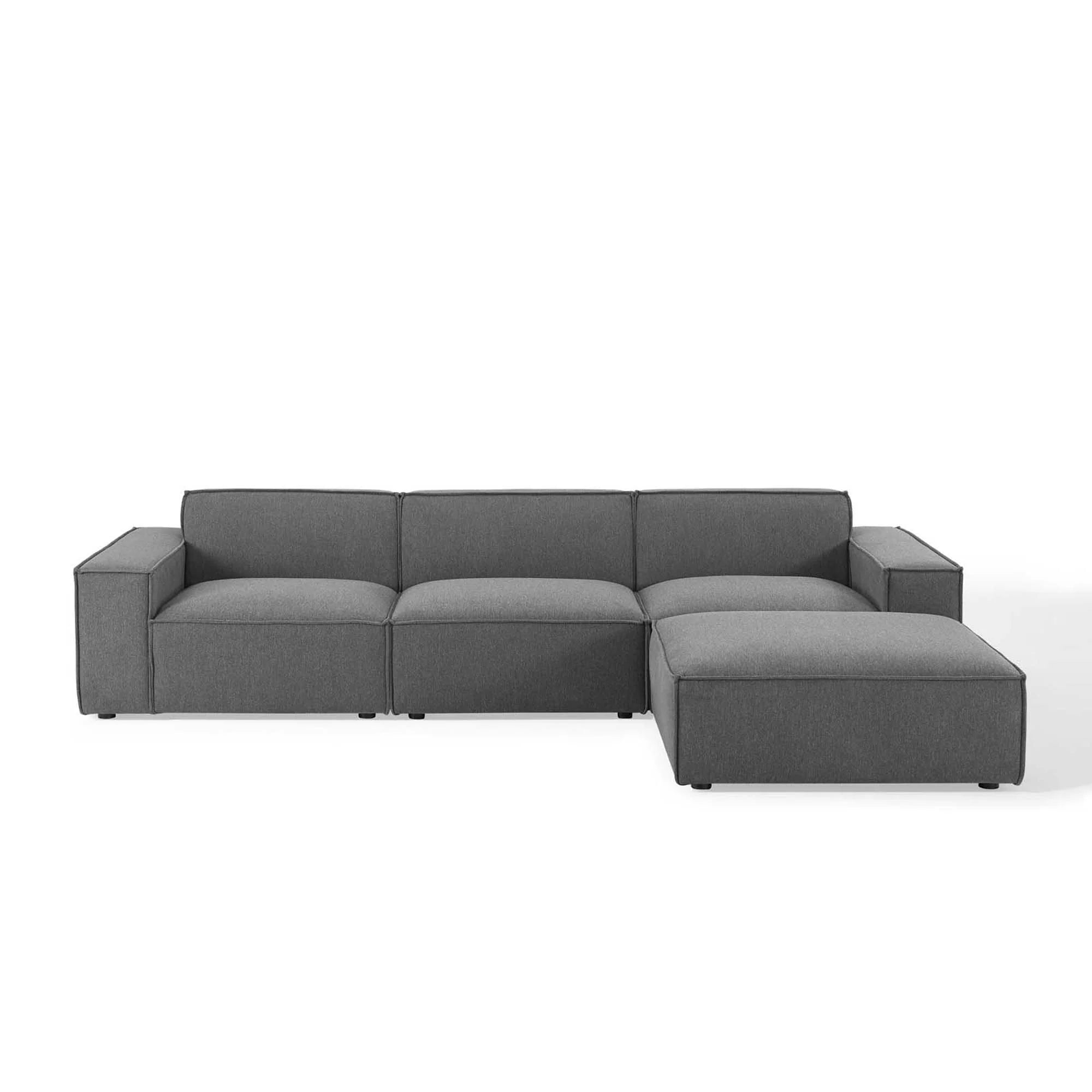 Chaise sans accoudoirs rembourrée en duvet Commix