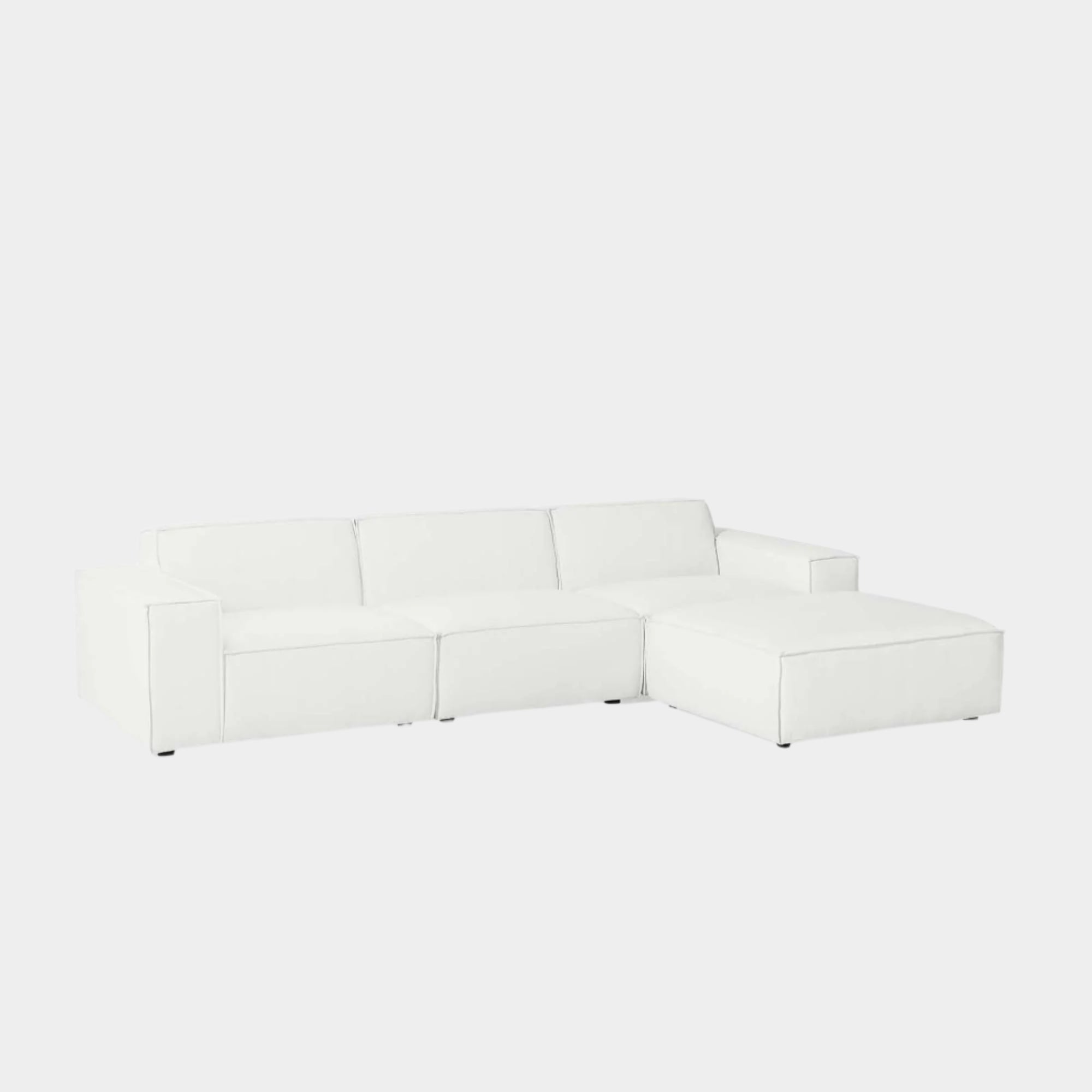 Chaise sans accoudoirs rembourrée en duvet Commix