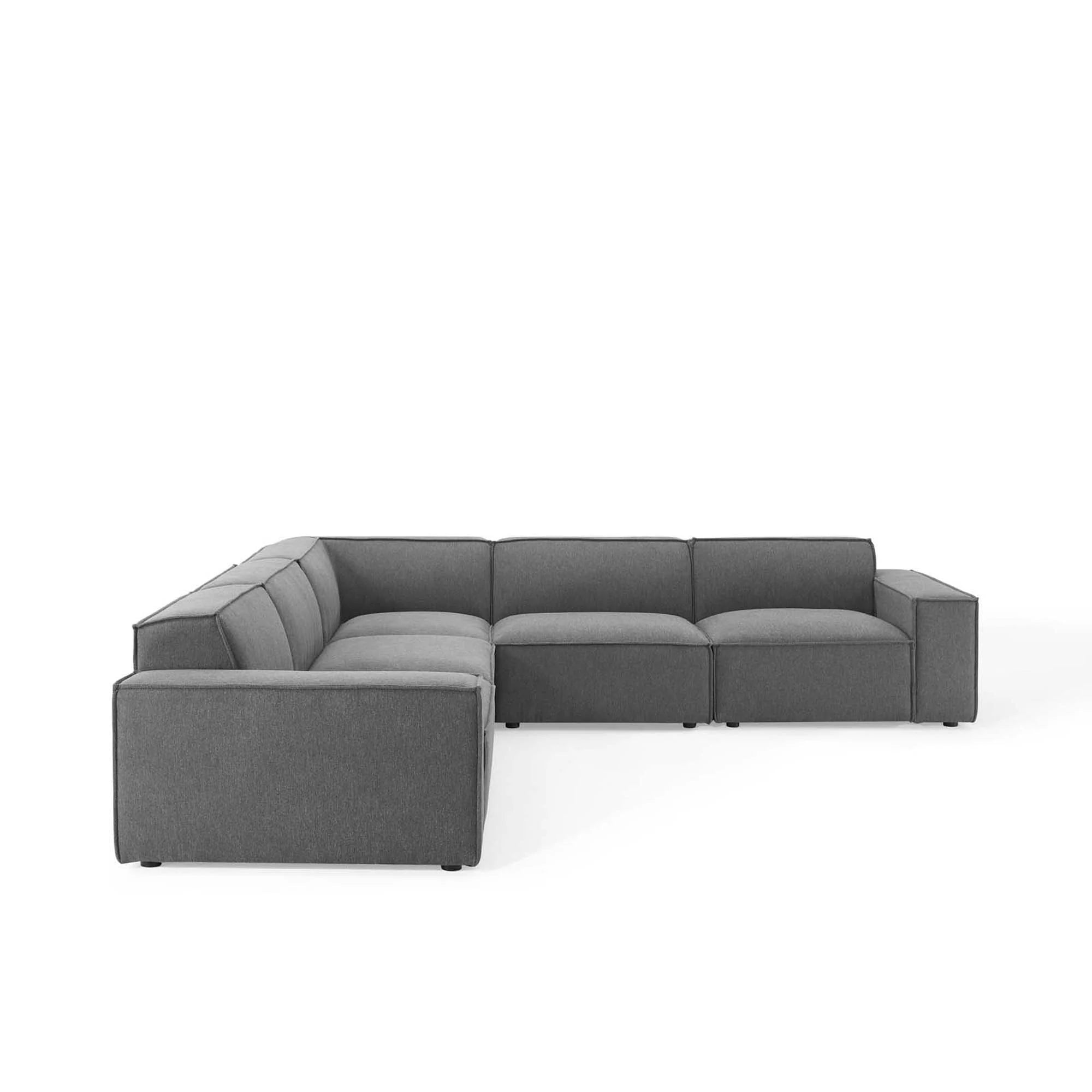 Chaise sans accoudoirs rembourrée en duvet Commix