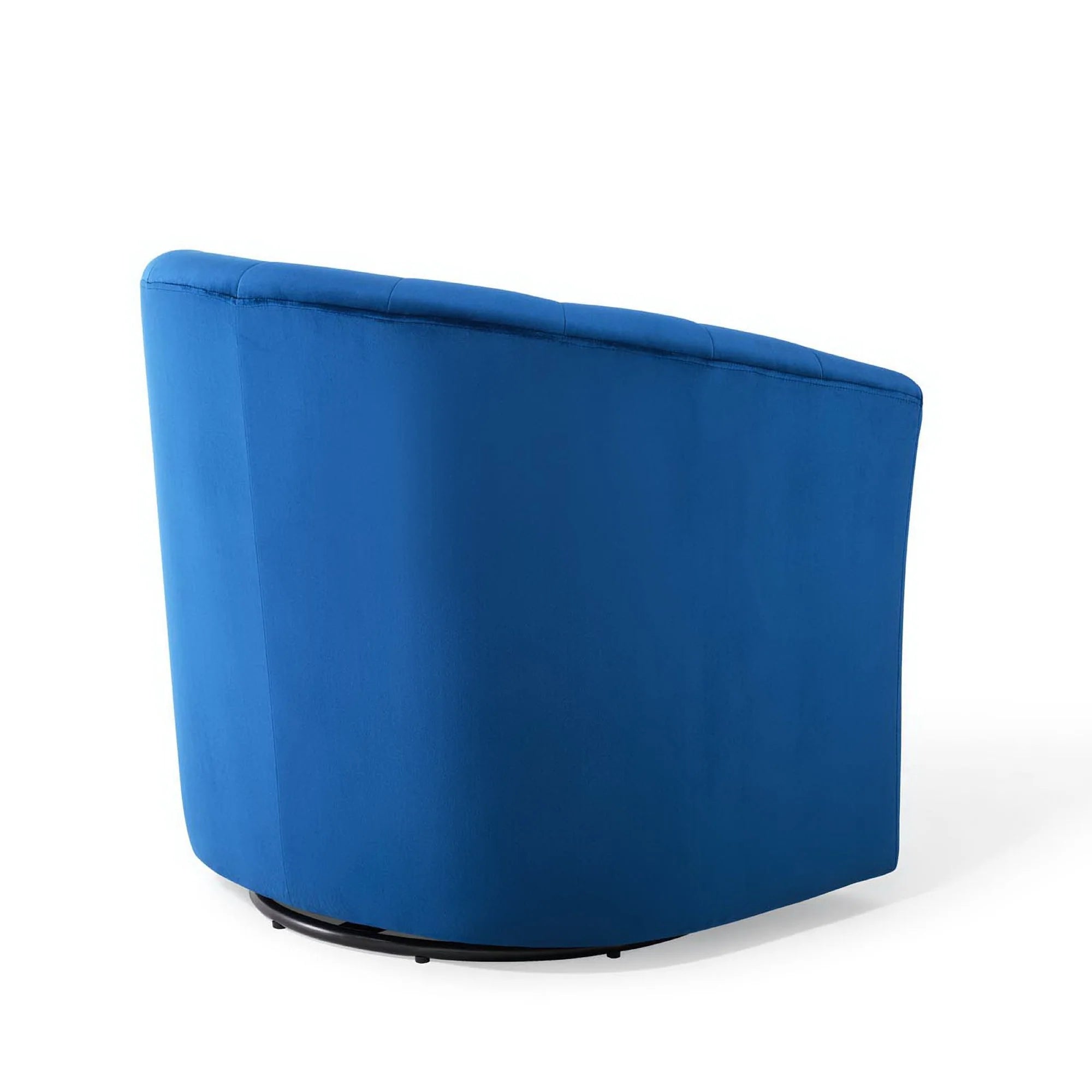 Fauteuil pivotant en velours Prospect Performance
