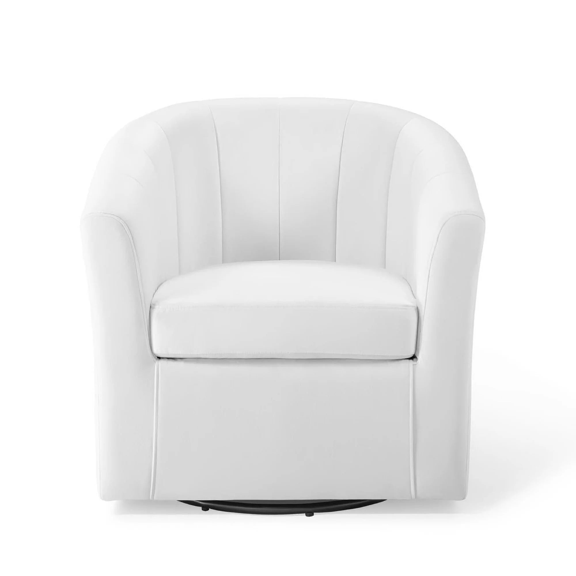 Fauteuil pivotant en velours Prospect Performance