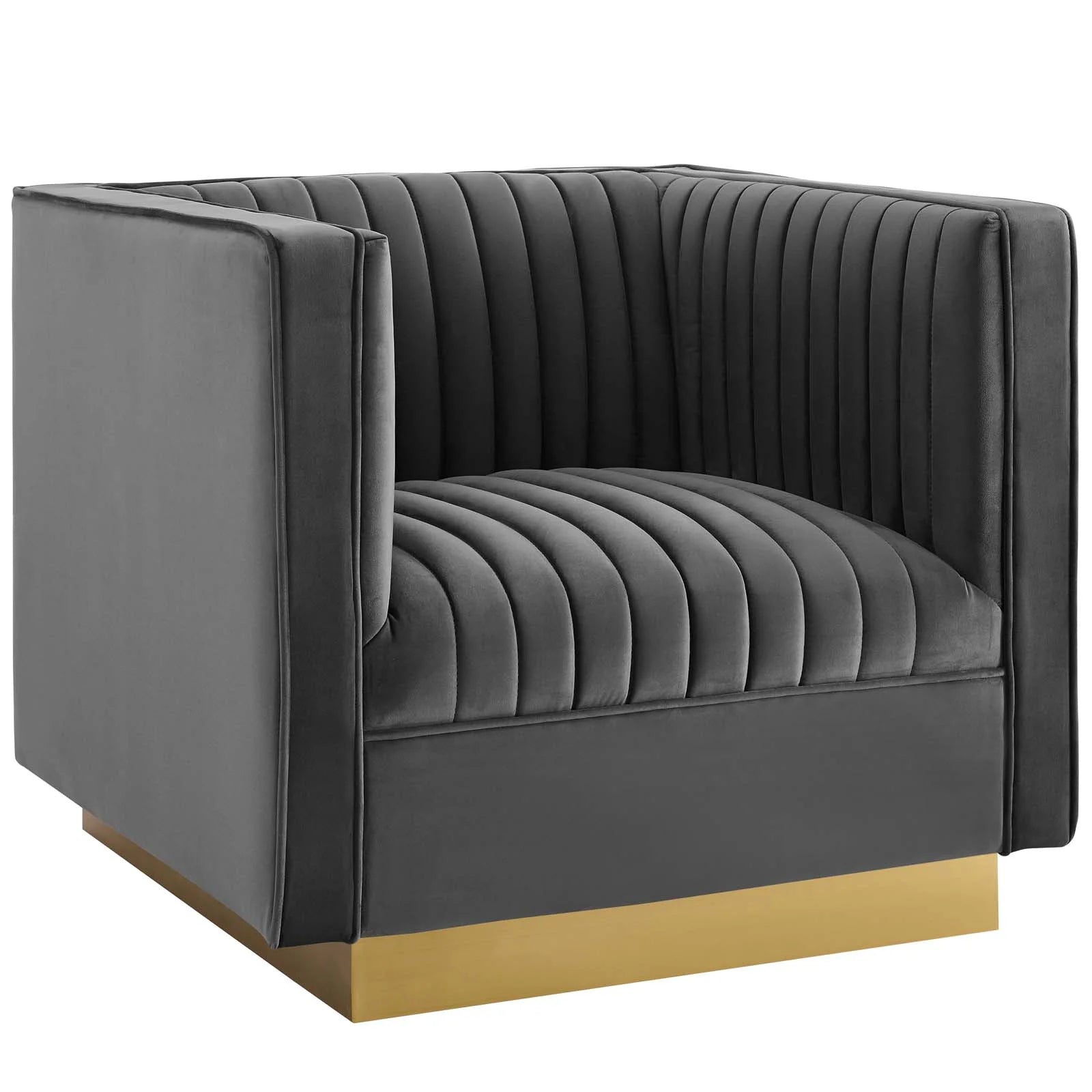 Chaise sans accoudoirs rembourrée en duvet Commix