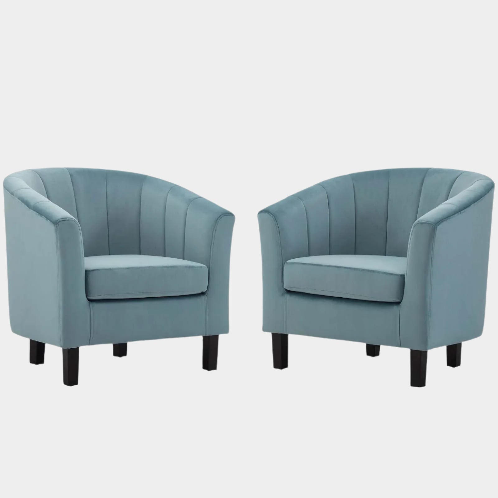 Chaise pivotante en tissu velours et bois Astral Performance