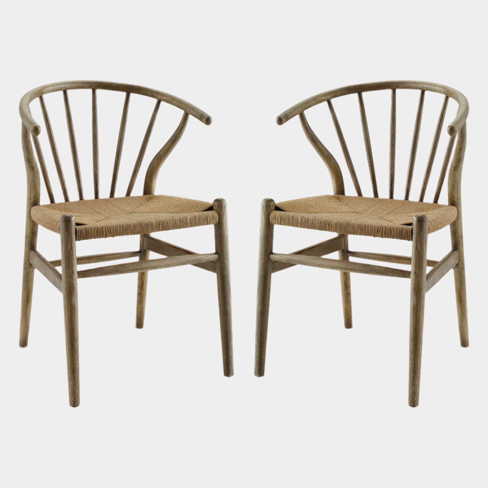 Flourish Spindle Wood Dining Side Chair Set of 2