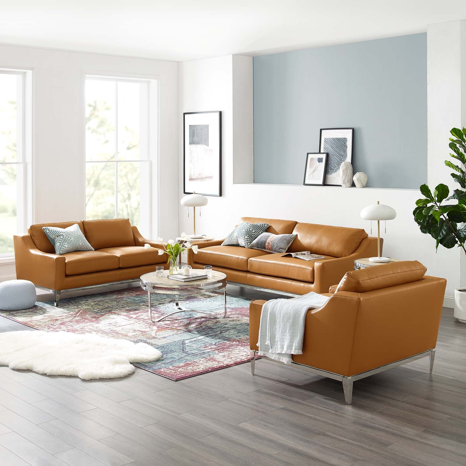 Chaise sans accoudoirs rembourrée en duvet Commix