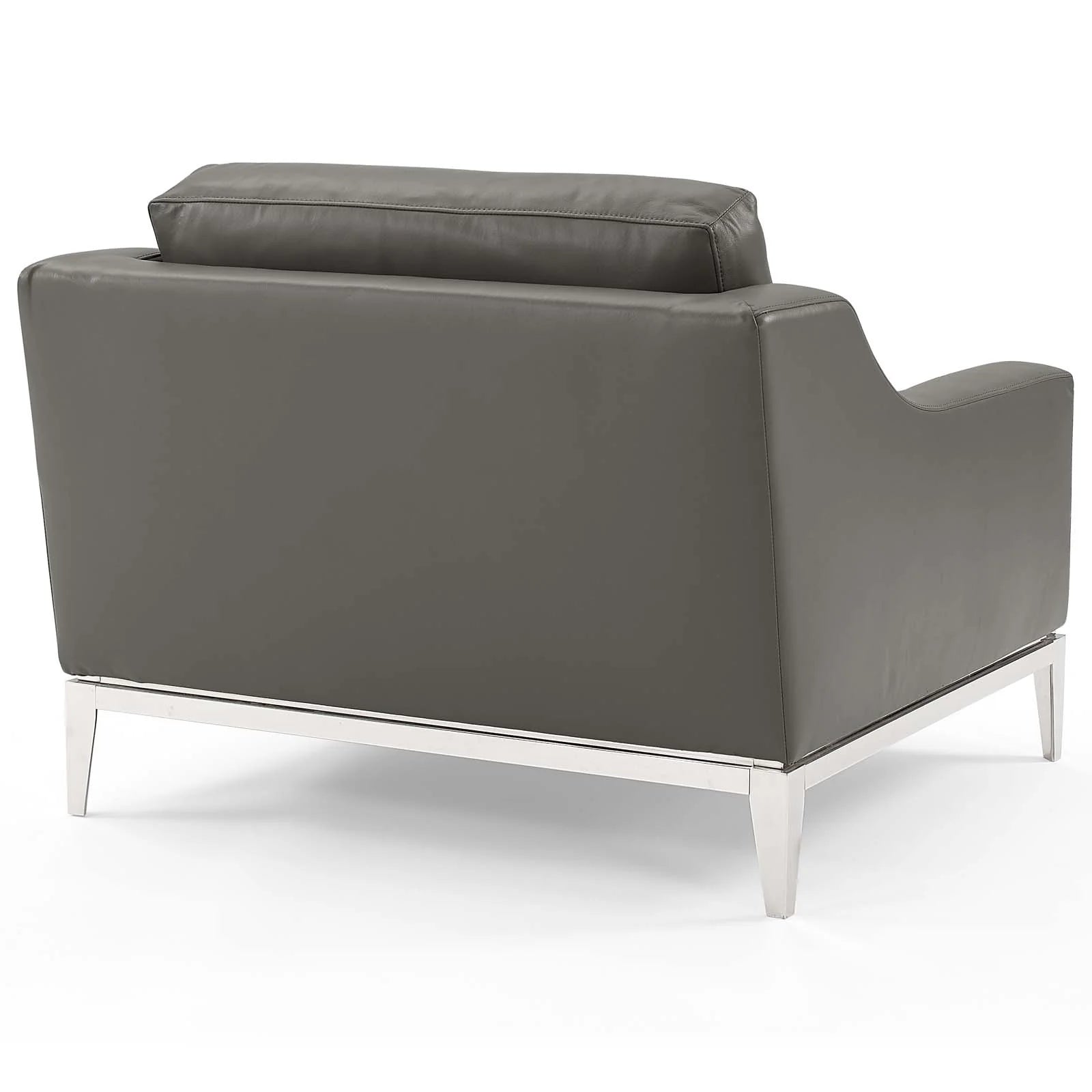 Chaise sans accoudoirs rembourrée en duvet Commix