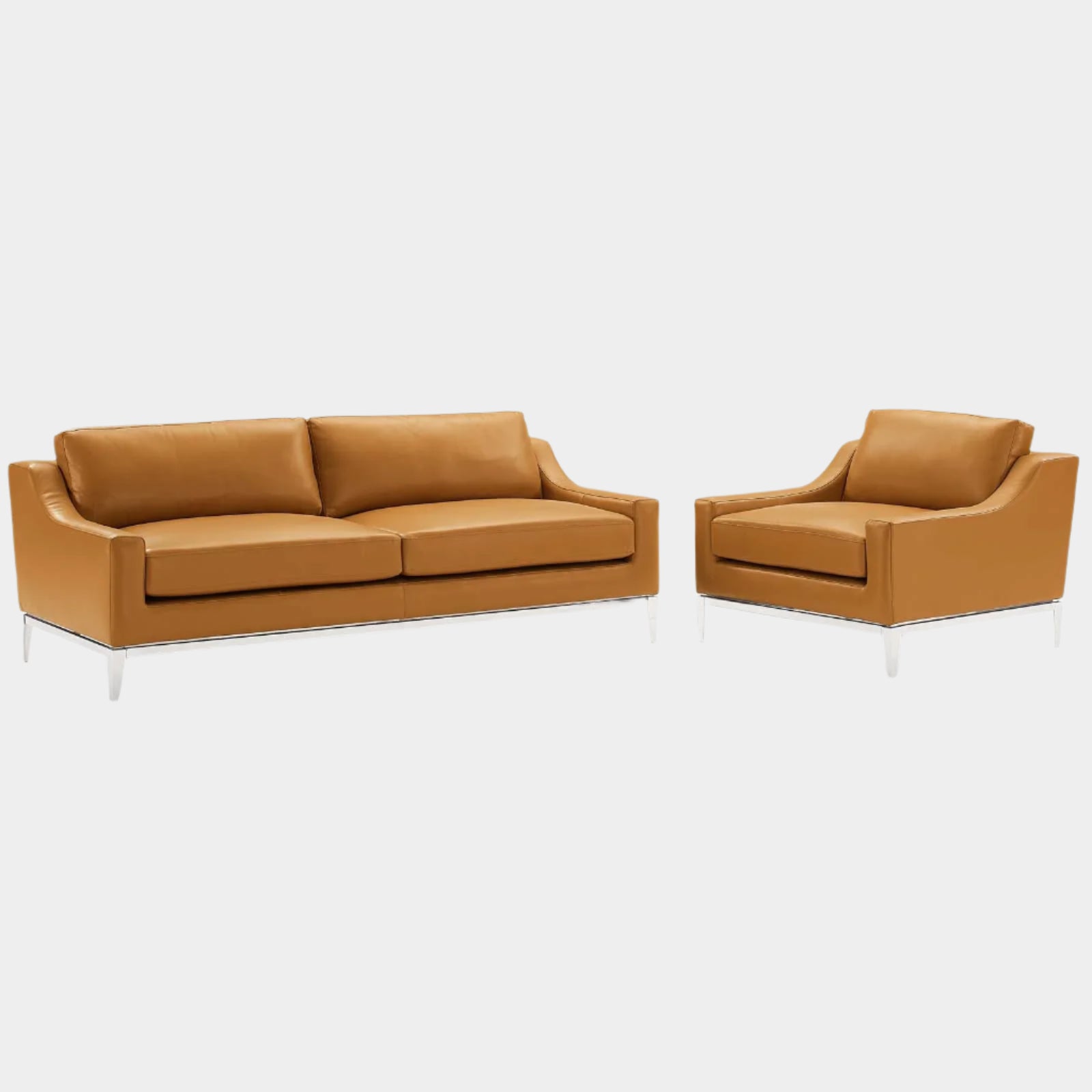 Chaise sans accoudoirs rembourrée en duvet Commix