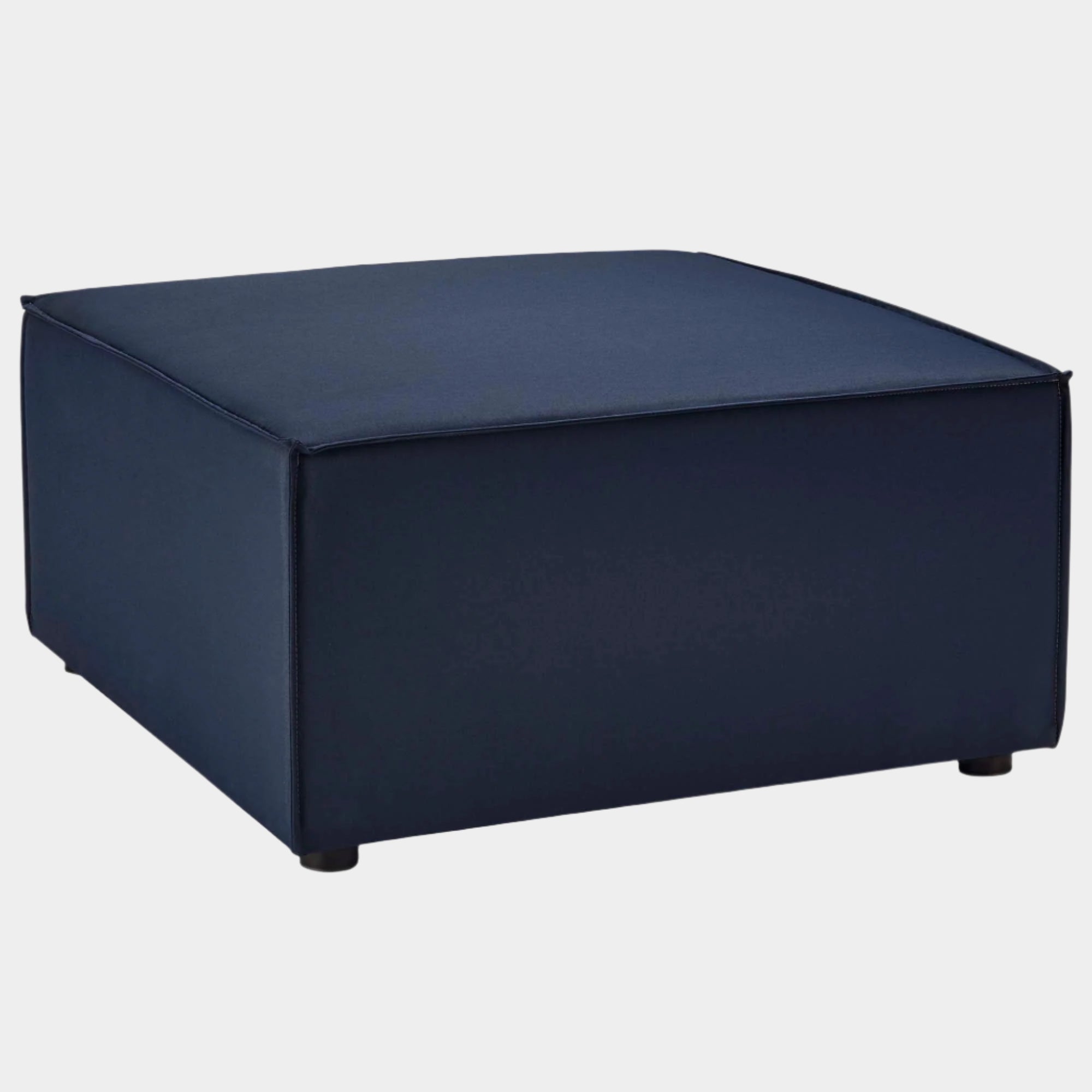 Saybrook Outdoor Patio Upholstered Sectional Sofa Ottoman