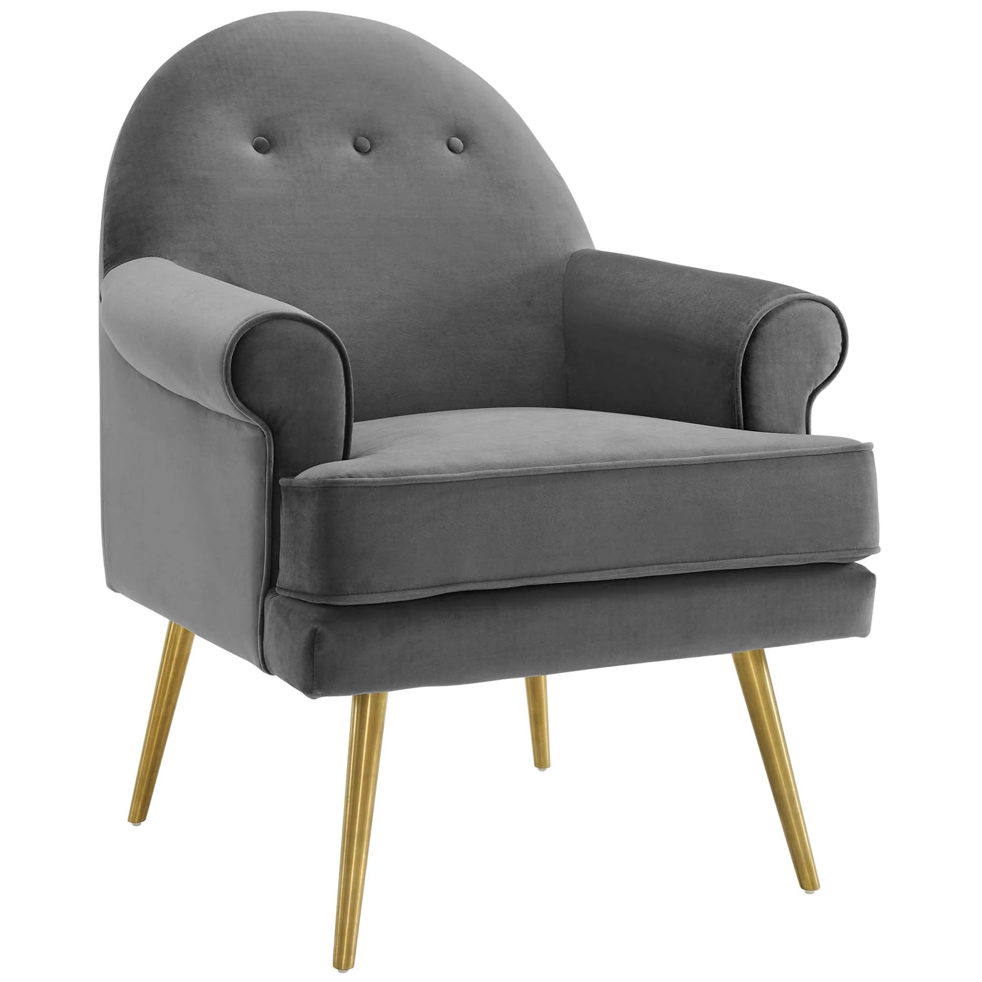 Revive Performance Velvet Armchair Set of 2
