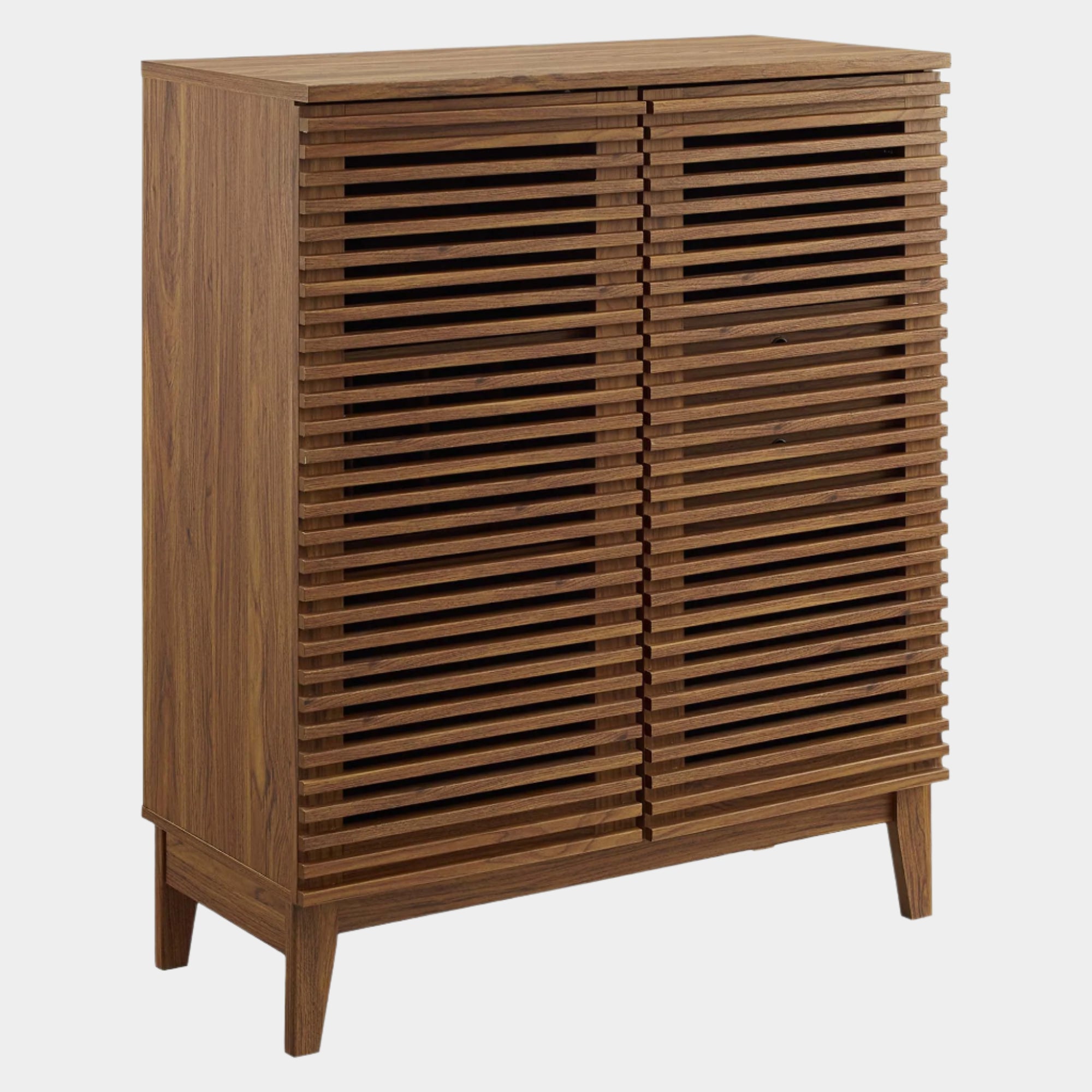 Render Bar Cabinet in Walnut