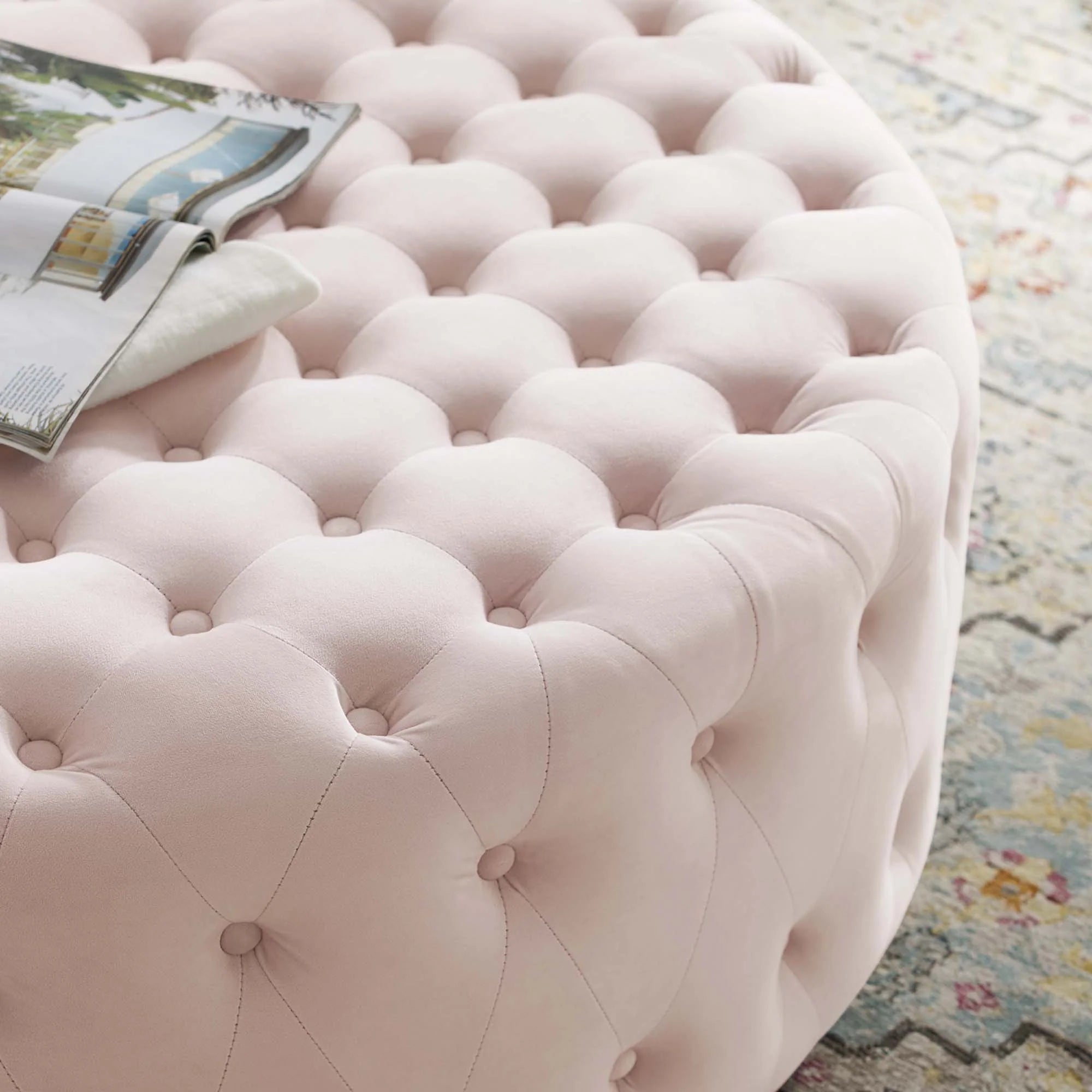 Chaise sans accoudoirs rembourrée en duvet Commix