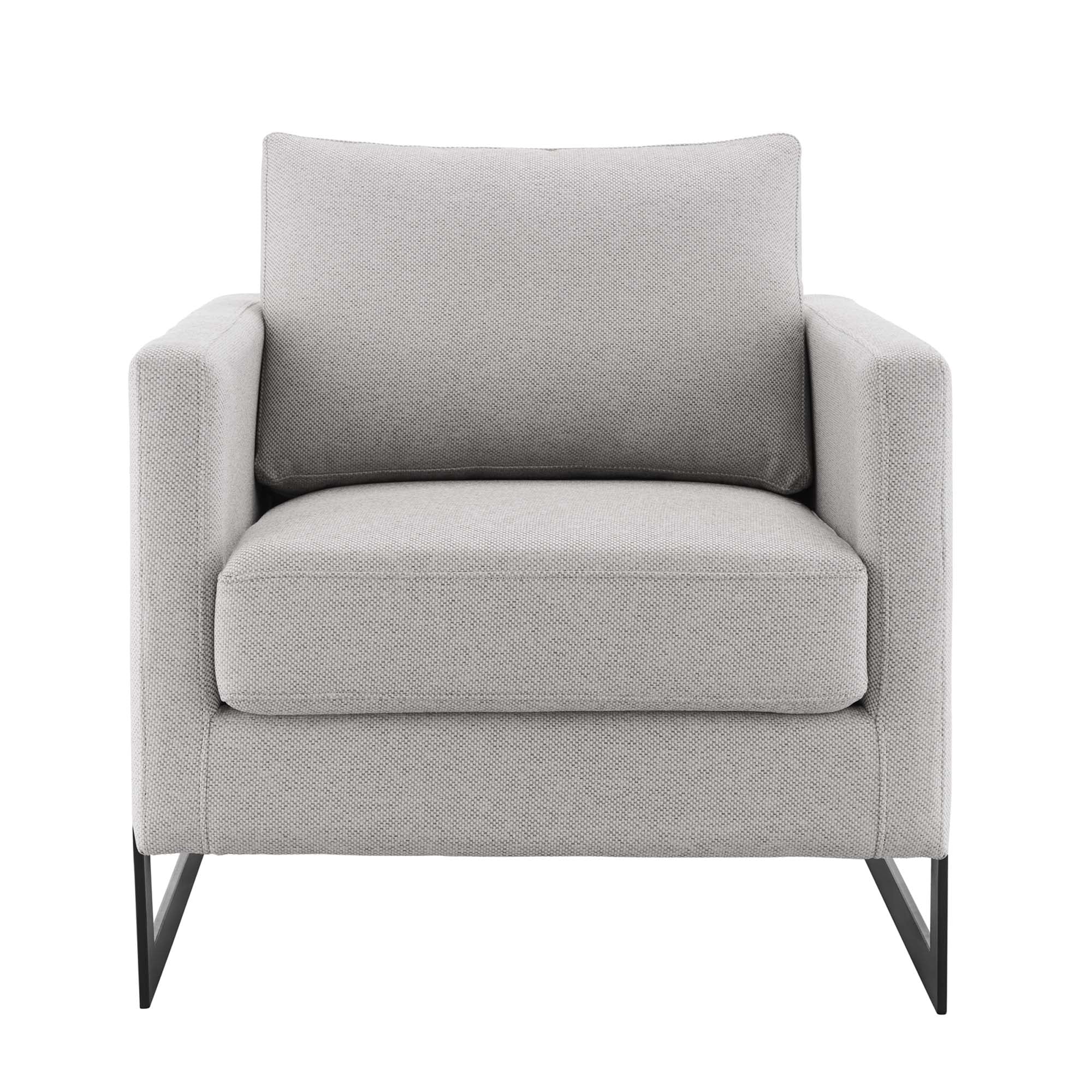 Fauteuil d'appoint en tissu rembourré Posse