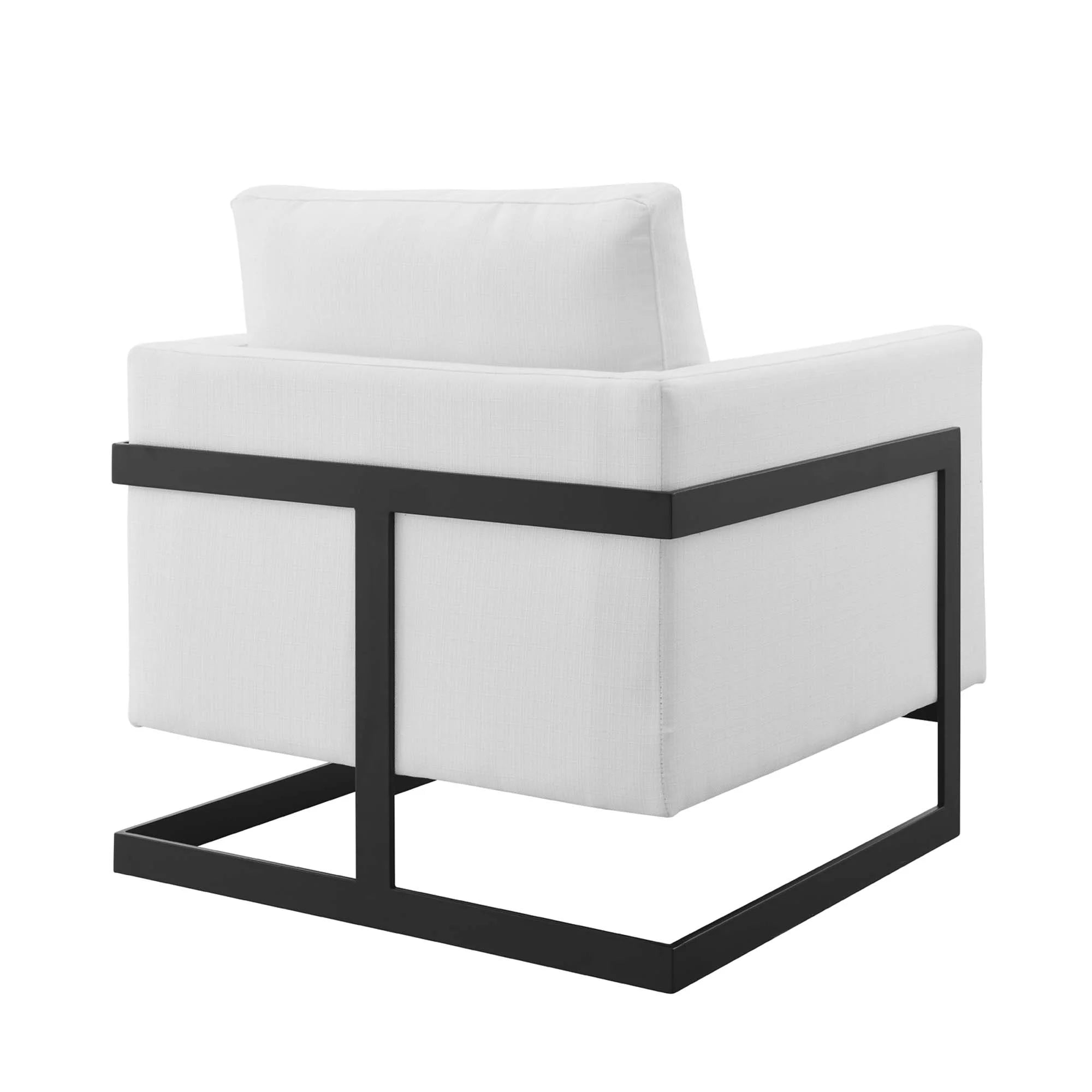 Fauteuil d'appoint en tissu rembourré Posse