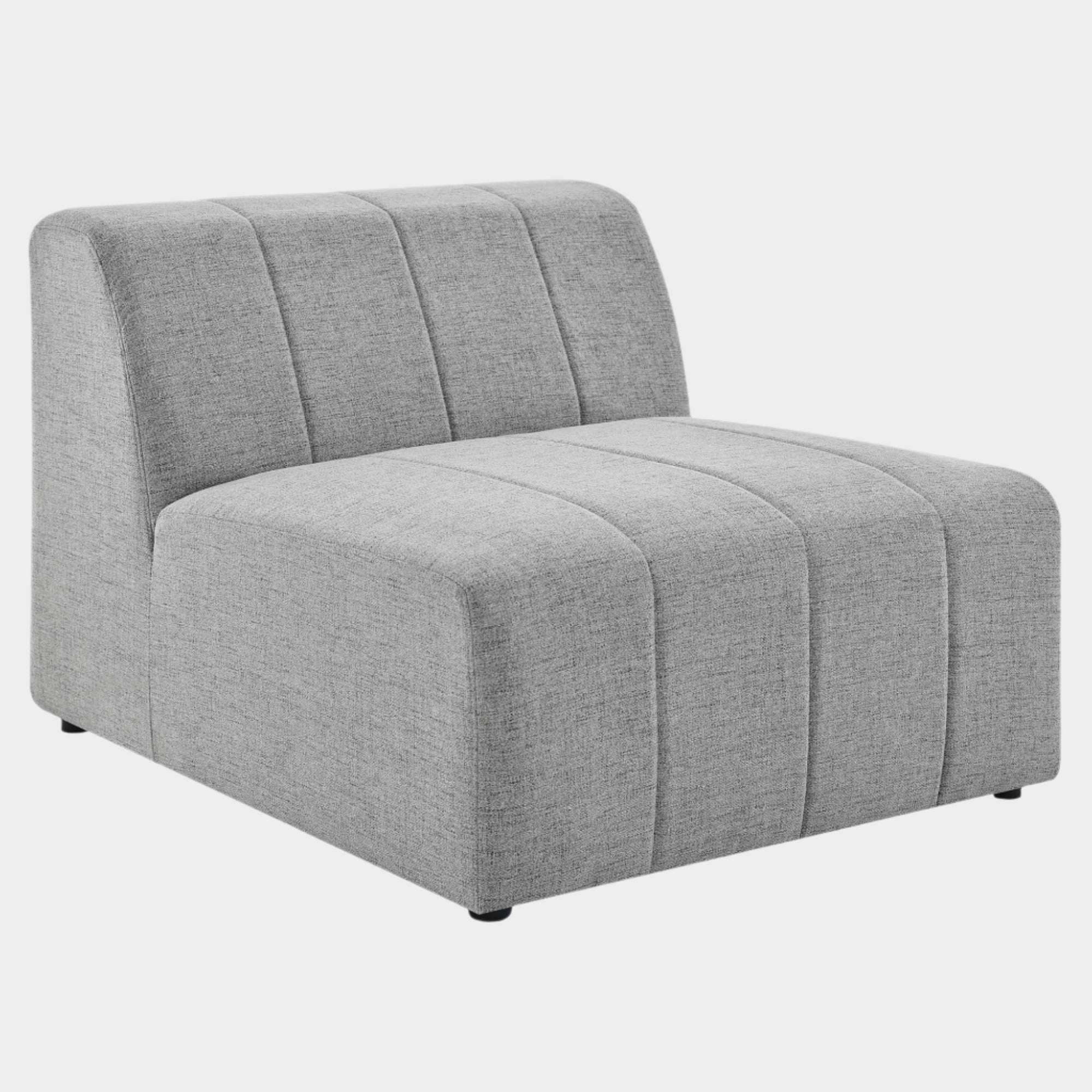 Chaise sans accoudoirs rembourrée en duvet Commix