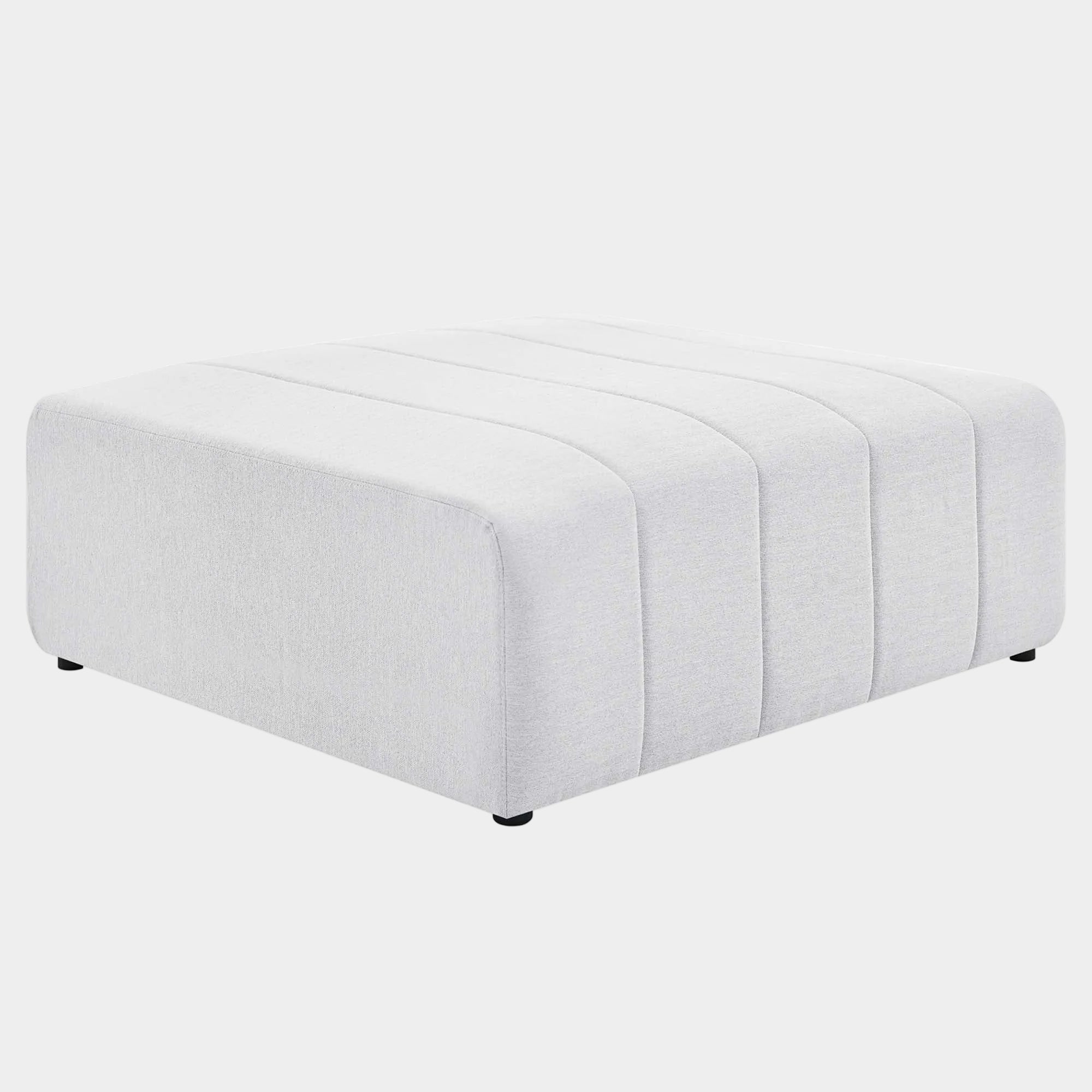 Bartlett Upholstered Fabric Ottoman