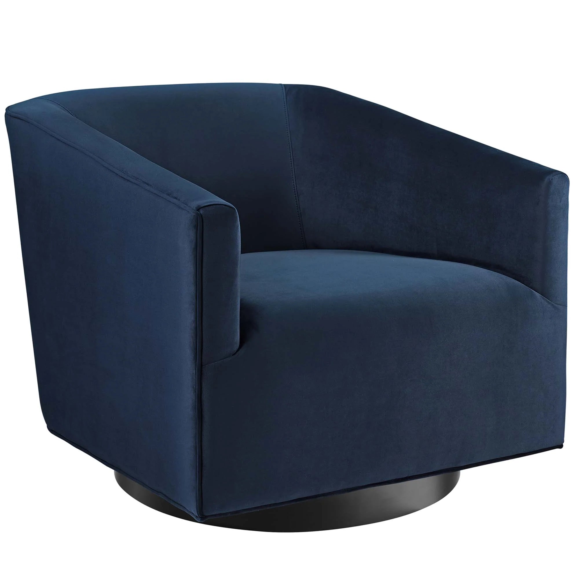 Ensemble de 2 chaises pivotantes en velours Twist Performance