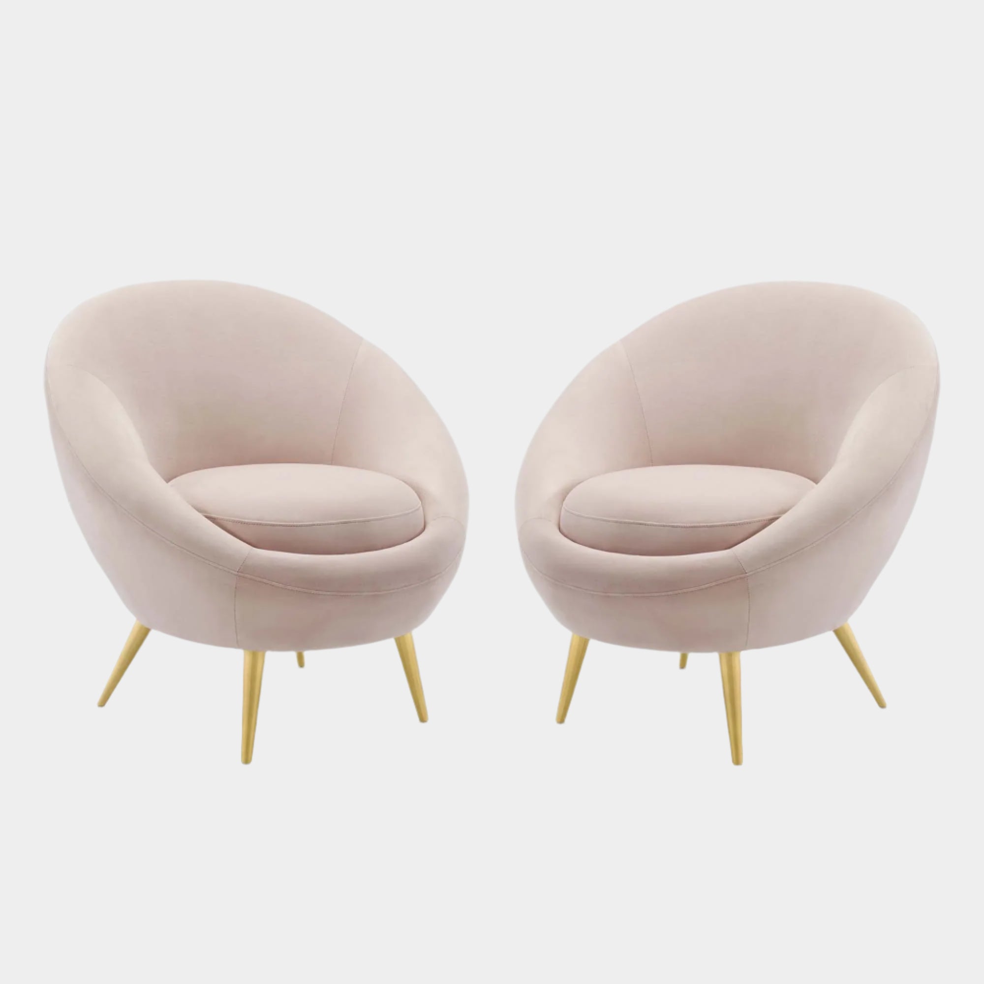 Circuit Accent Chair Performance Velvet Set of 2