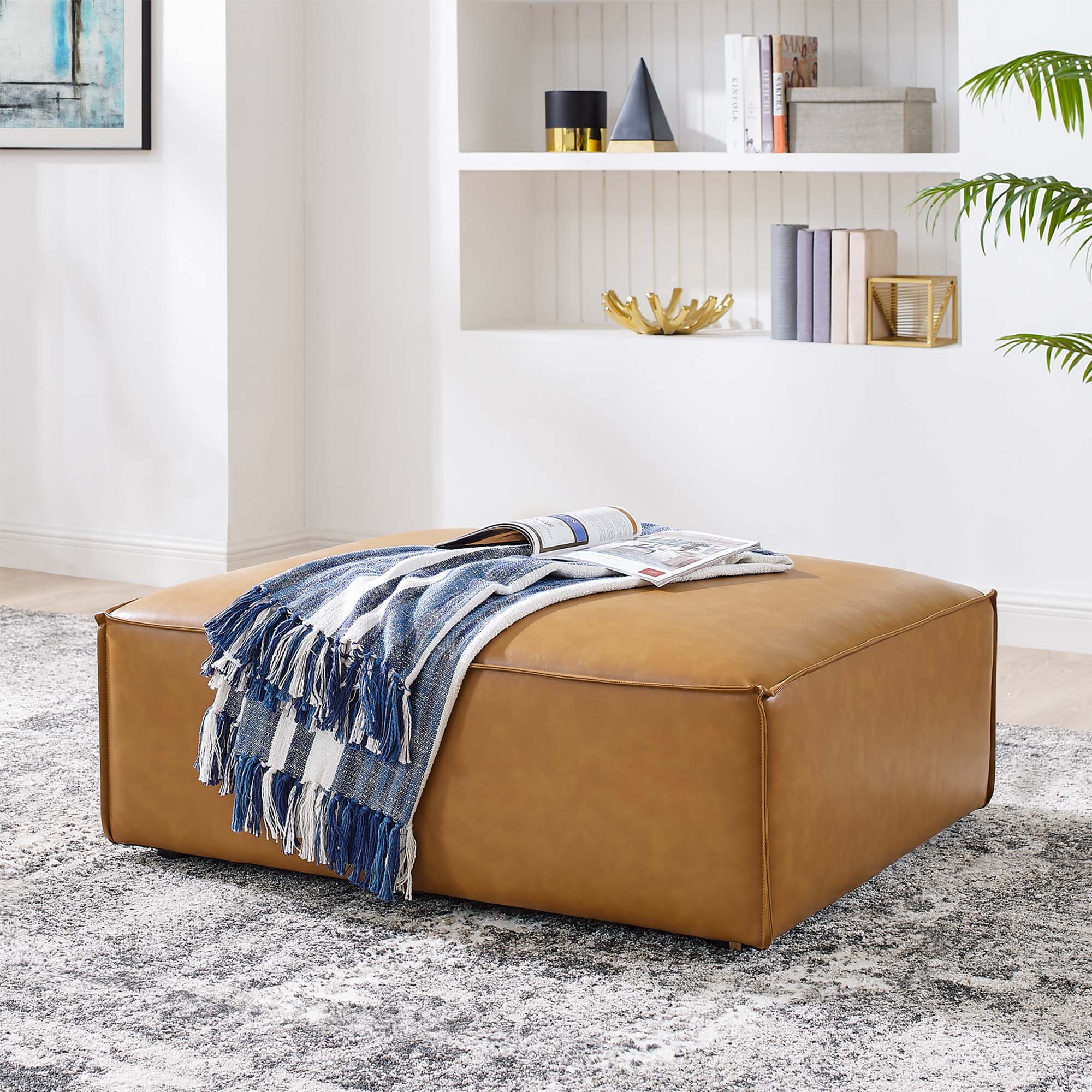 Chaise sans accoudoirs rembourrée en duvet Commix