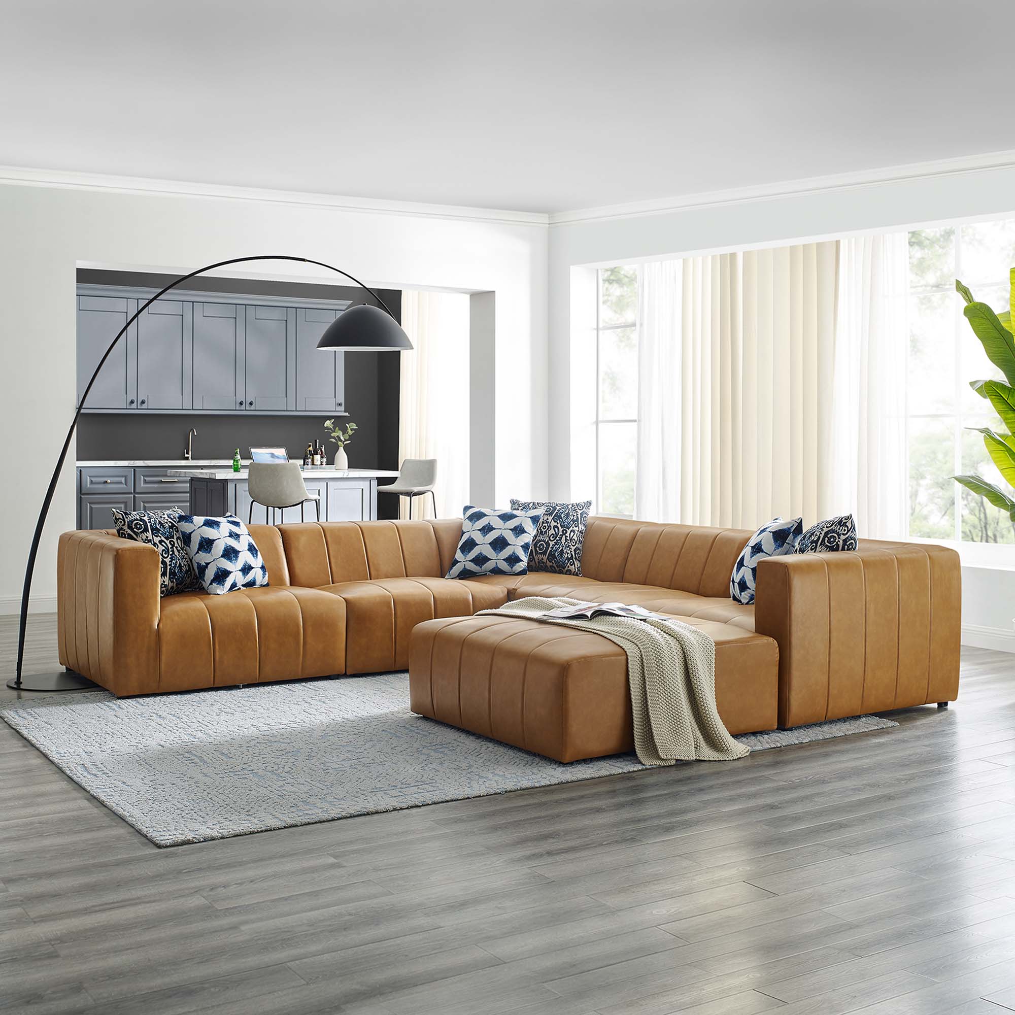 Chaise sans accoudoirs rembourrée en duvet Commix