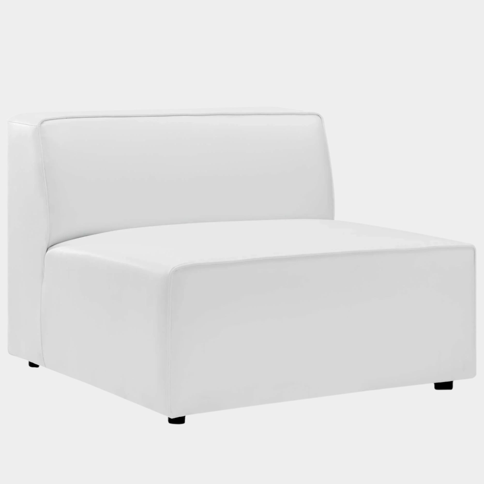 Mingle Vegan Leather Armless Chair