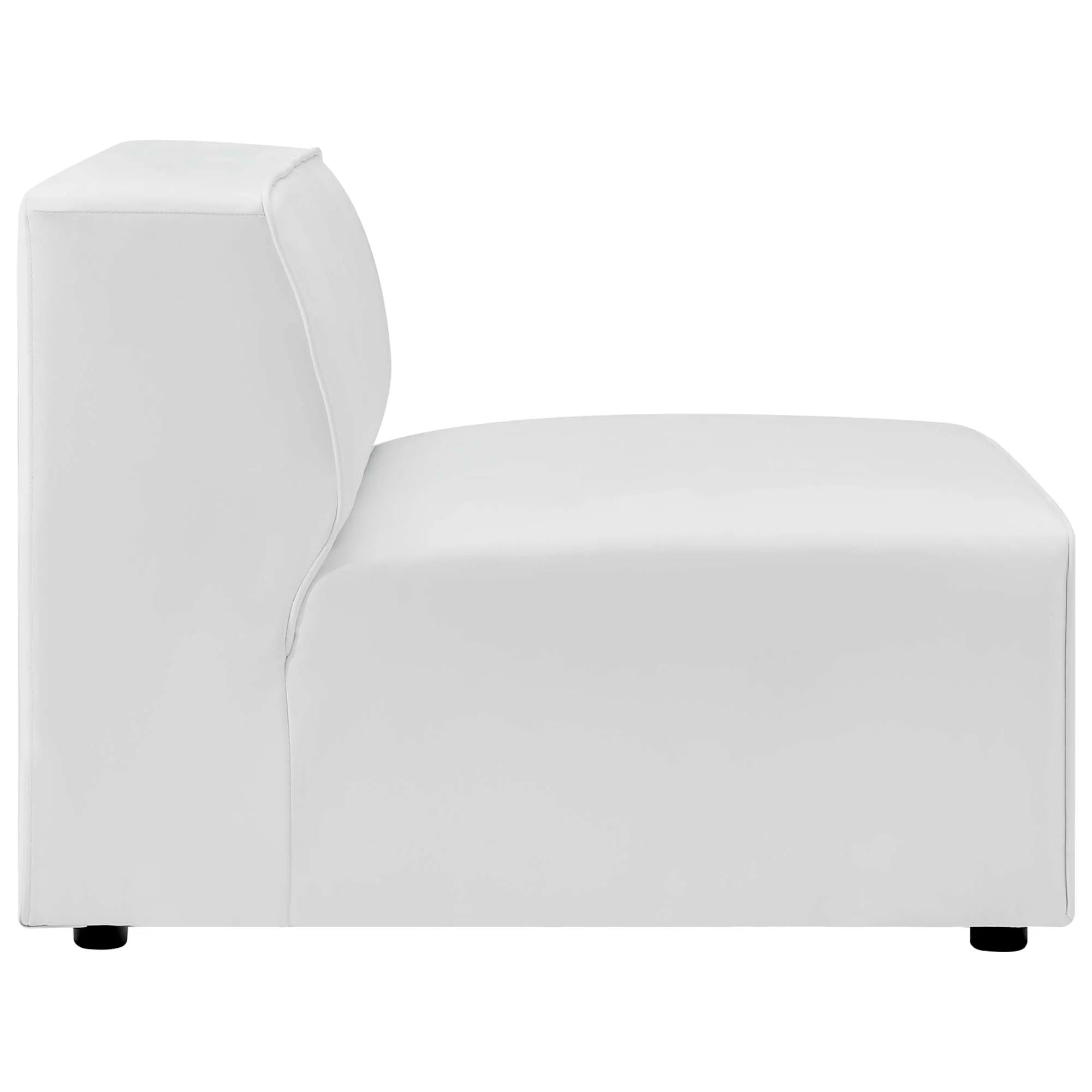 Mingle Vegan Leather Armless Chair