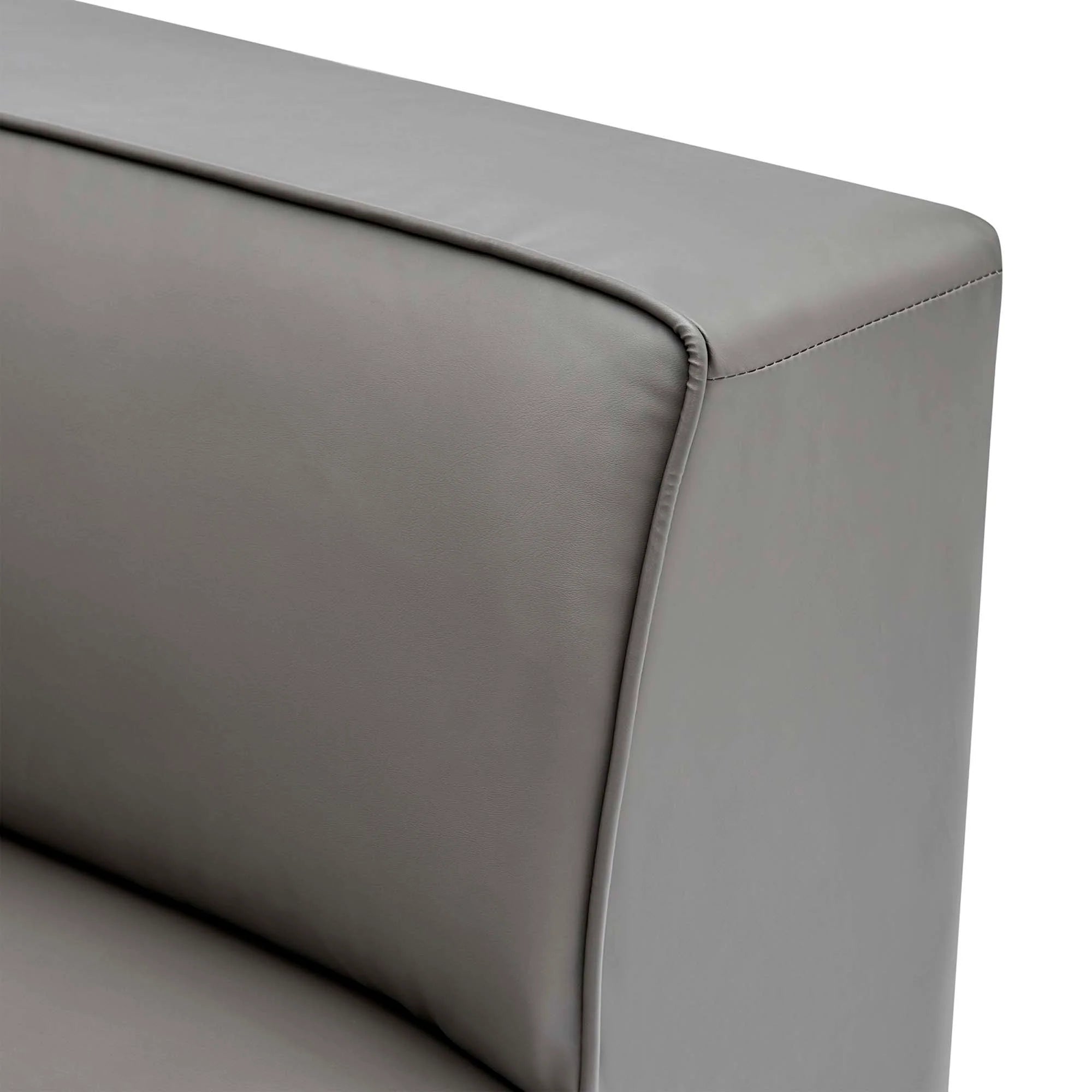 Chaise sans accoudoirs rembourrée en duvet Commix