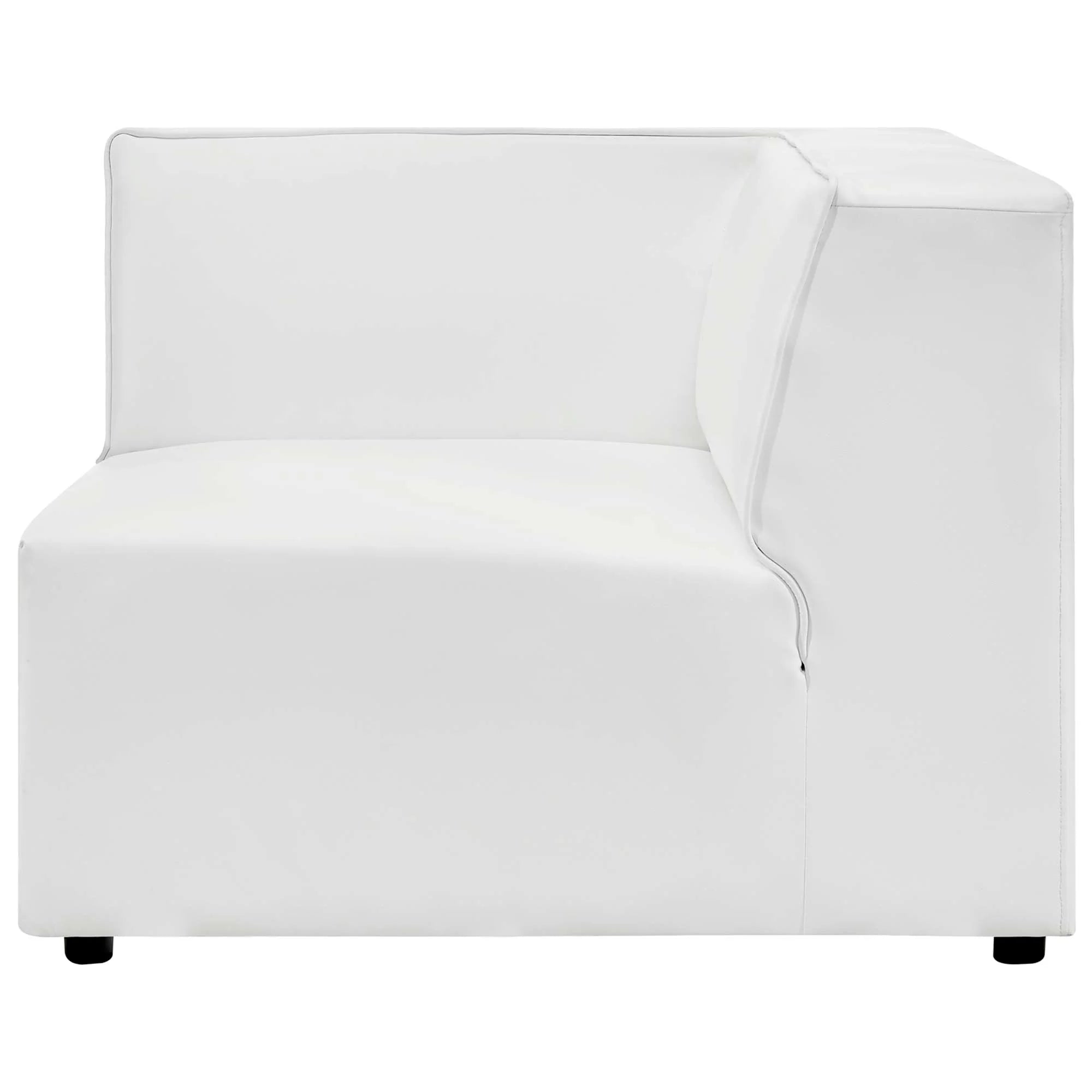 Chaise sans accoudoirs rembourrée en duvet Commix