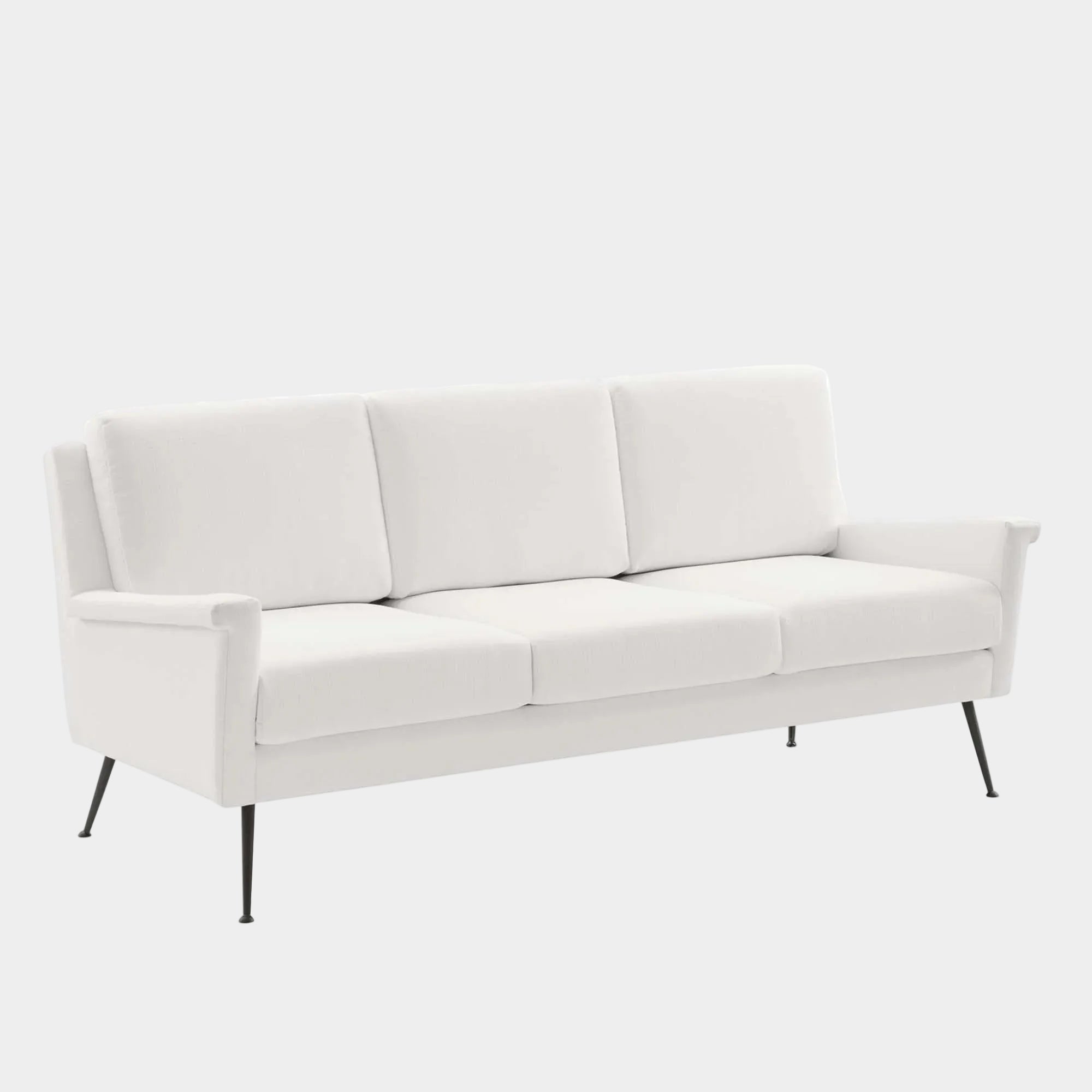 Chesapeake Fabric Sofa in Black White