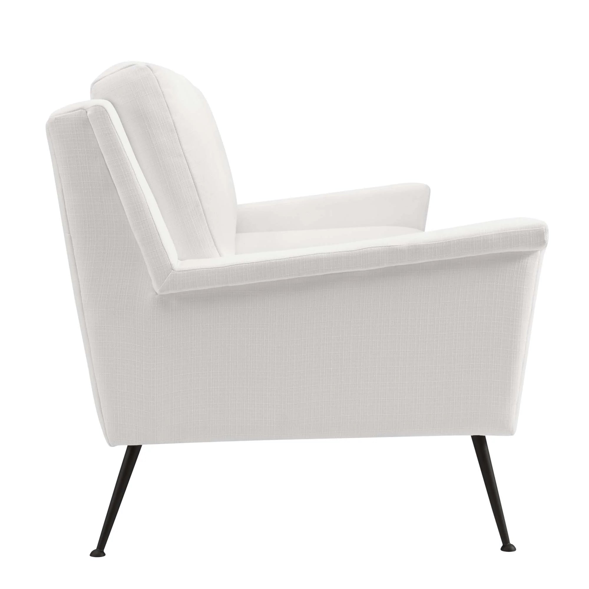 Chesapeake Fabric Sofa in Black White