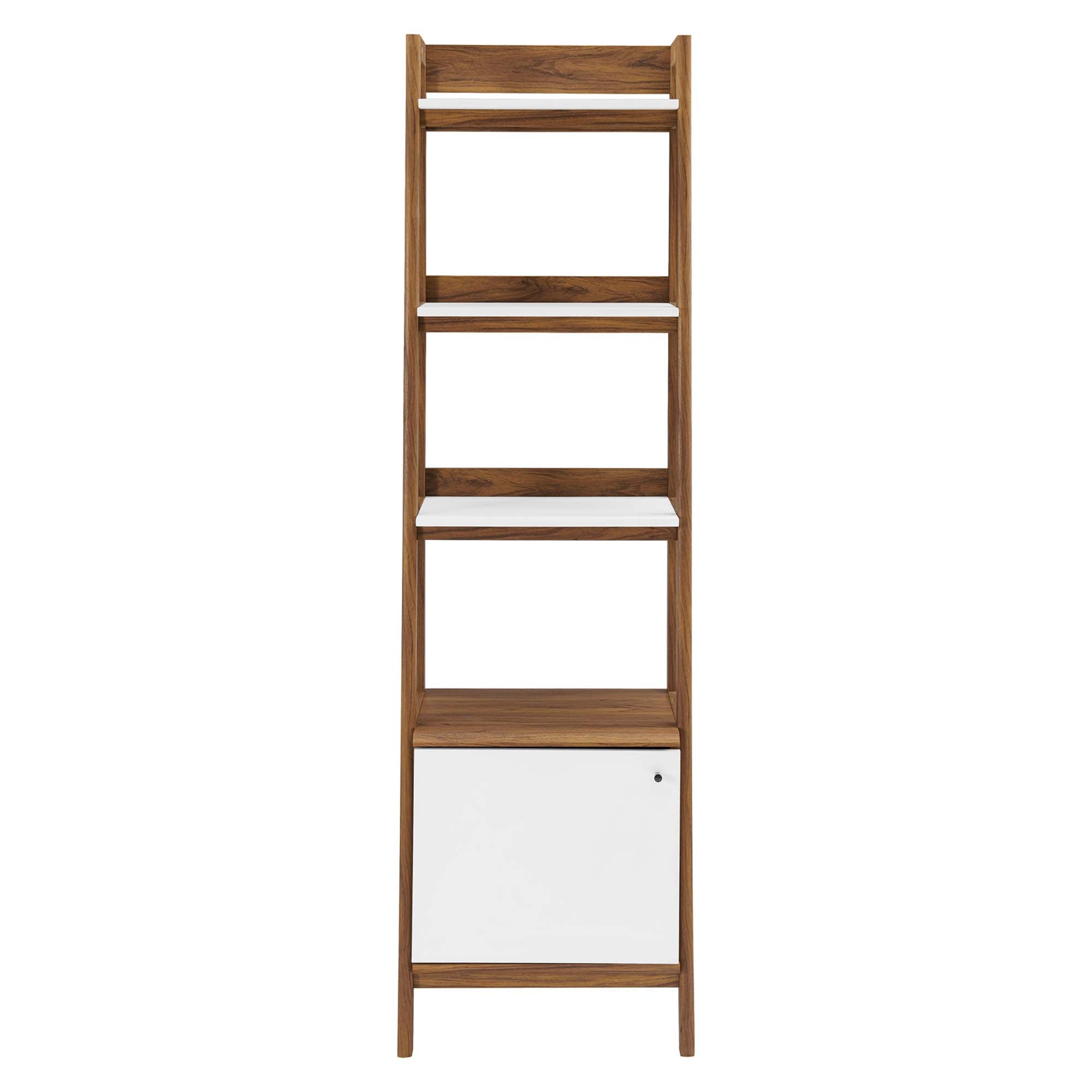 Bixby 21" Bookshelf in Walnut White