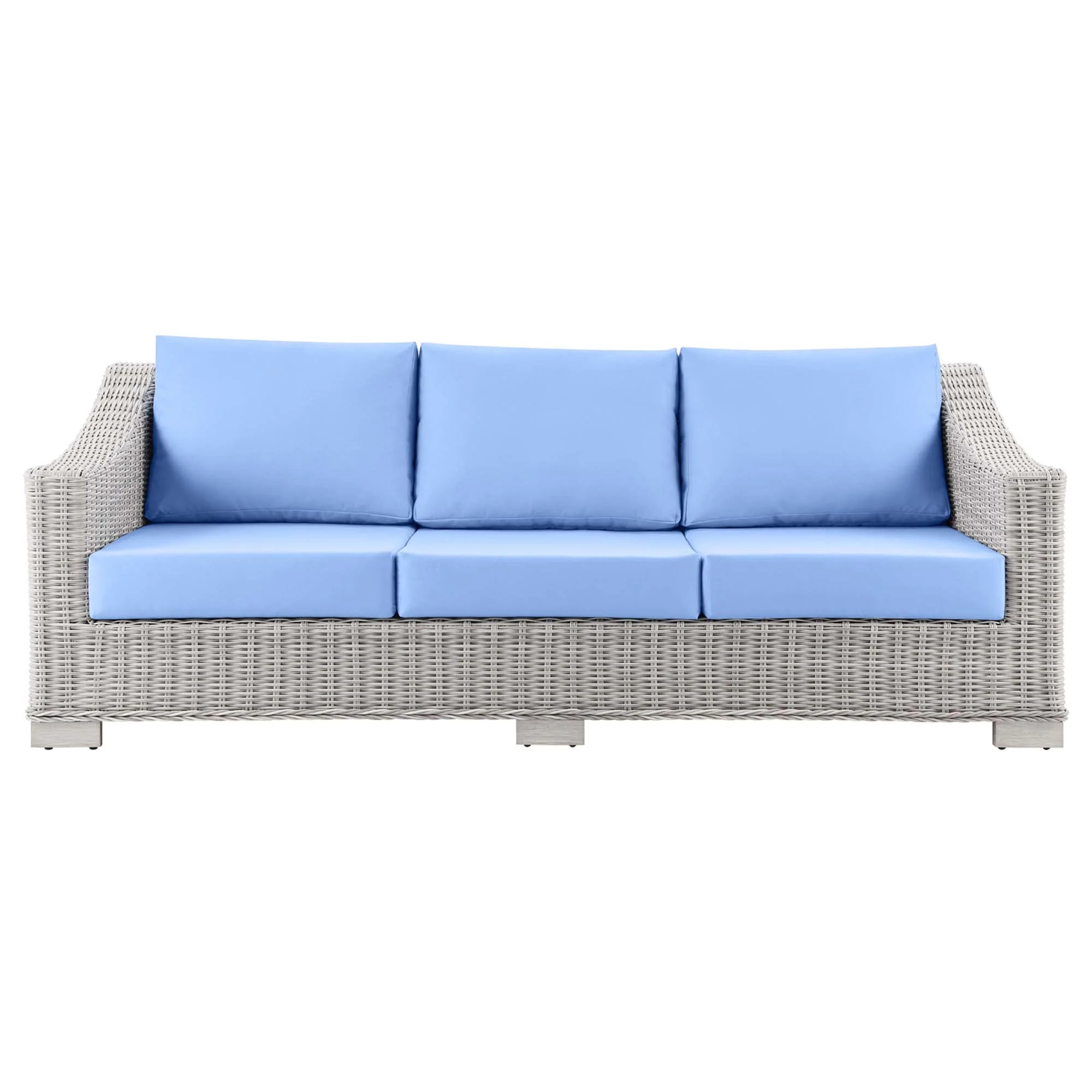 Conway Outdoor Patio Wicker Rattan Sofa