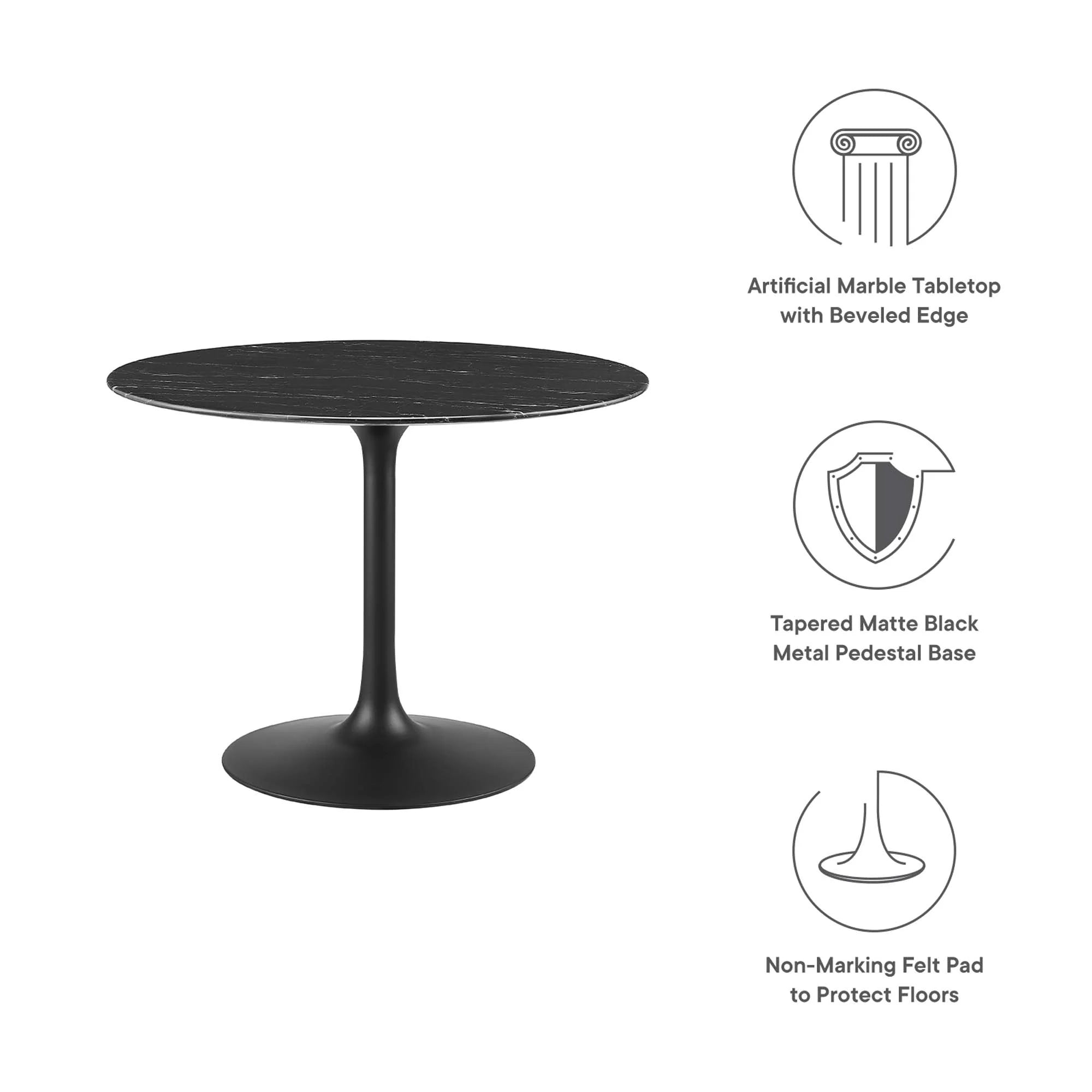 Lippa Round 40" Dining Table