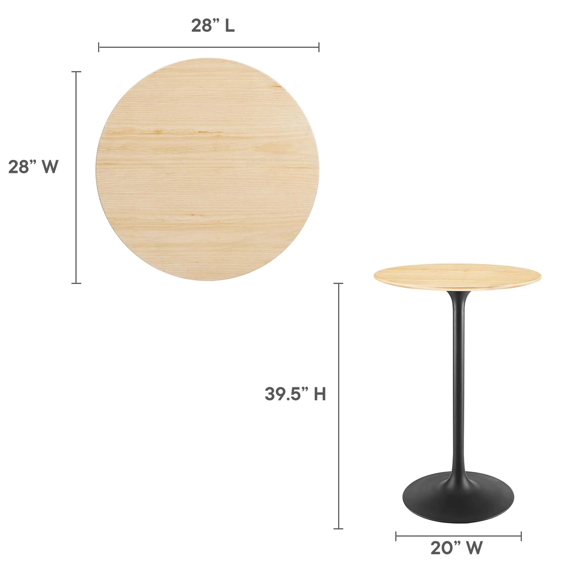 Table à manger rectangulaire en bois Lippa