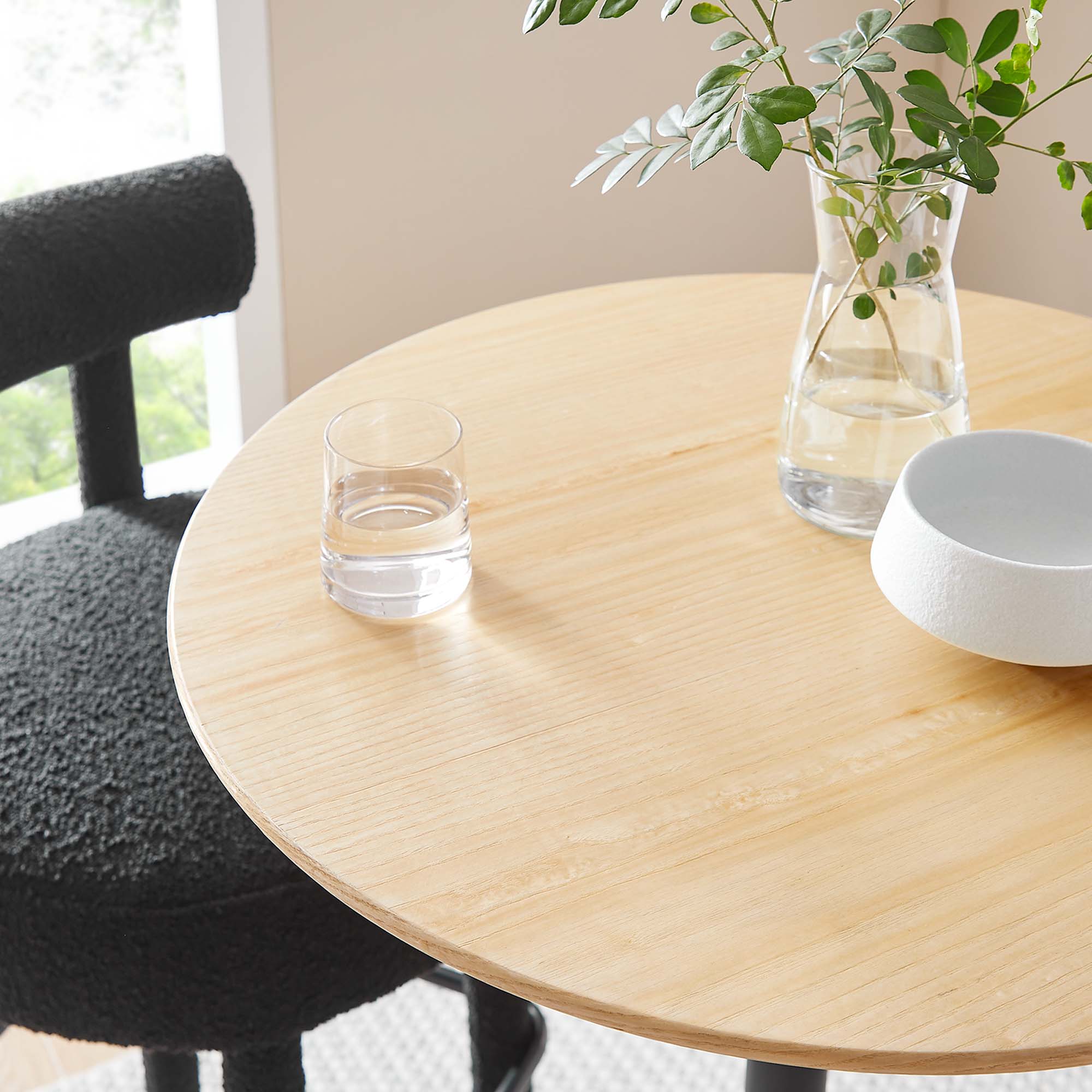 Table à manger rectangulaire en bois Lippa