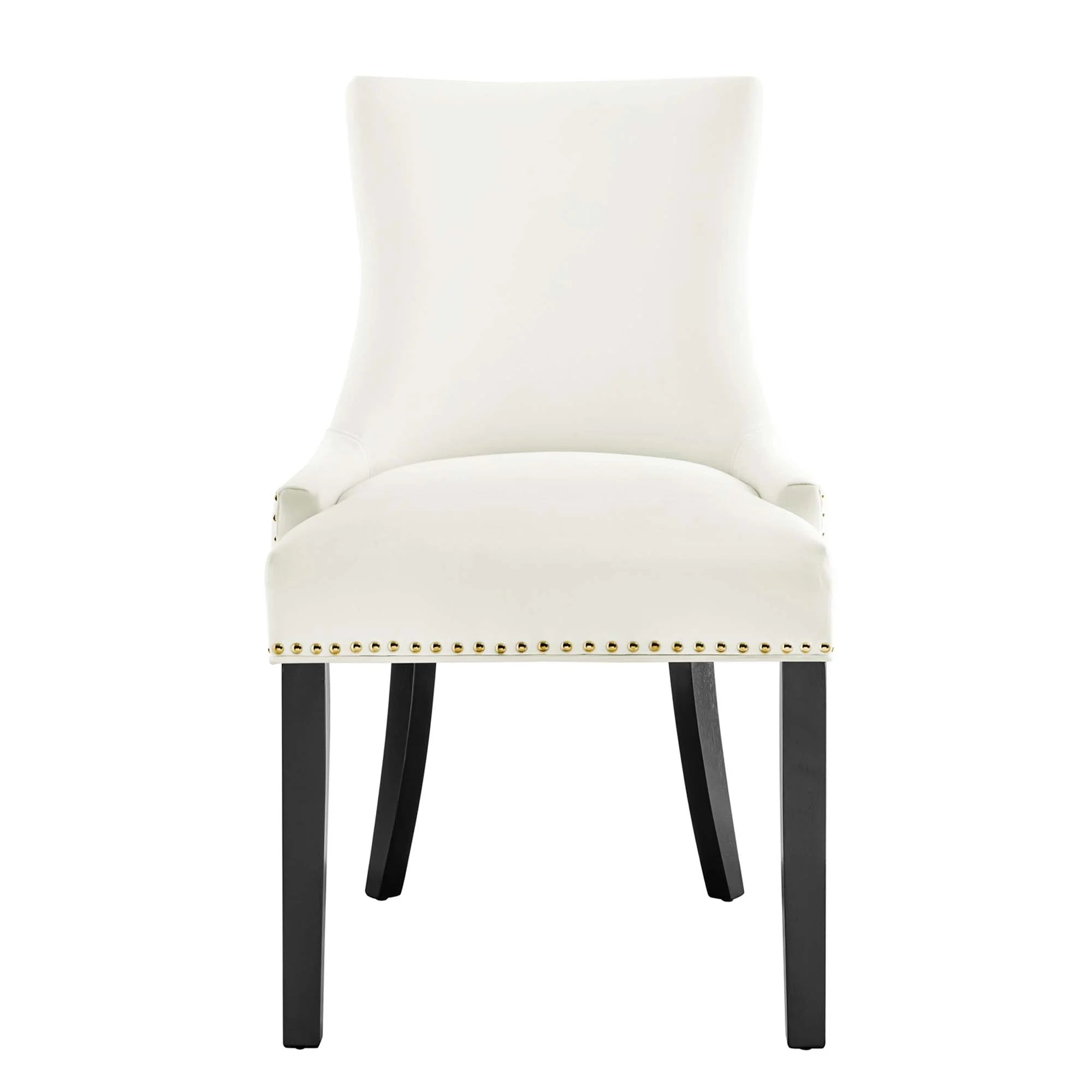 Marquis Performance Velvet Dining Chairs Set of 2