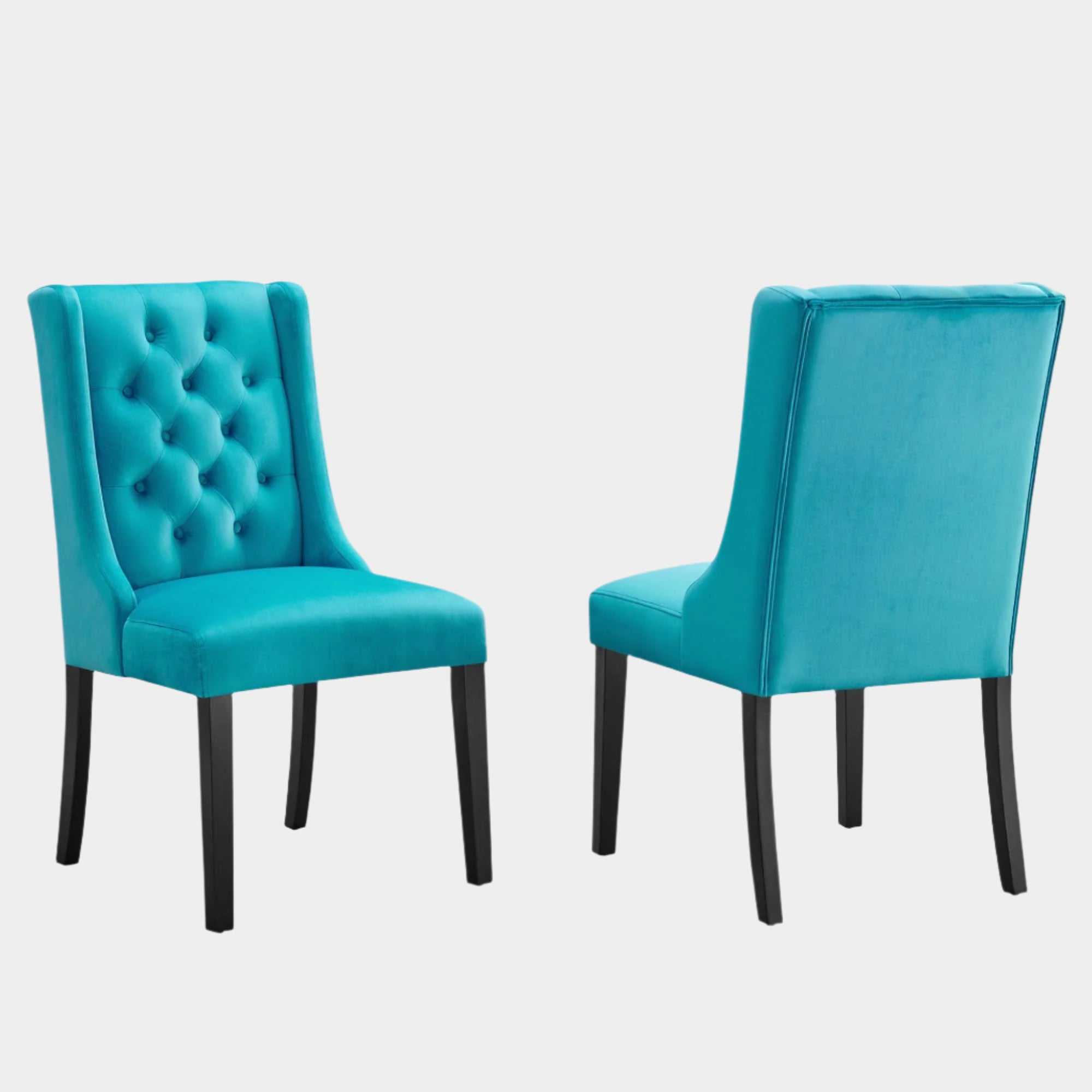 Baronet Performance Velvet Dining Chairs Set of 2