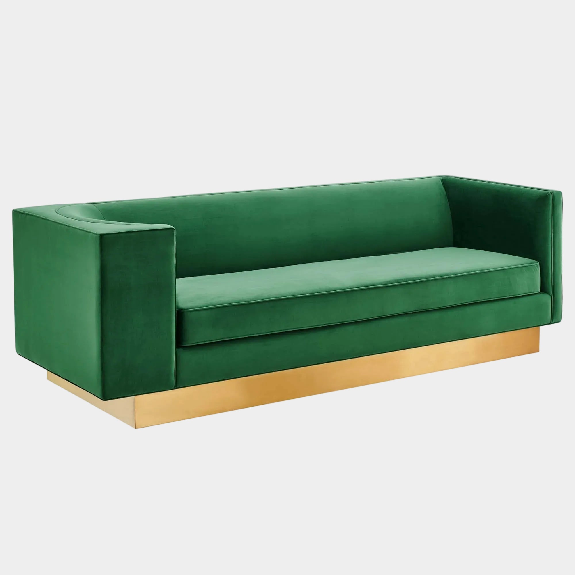 Eminence Upholstered Performance Velvet Sofa