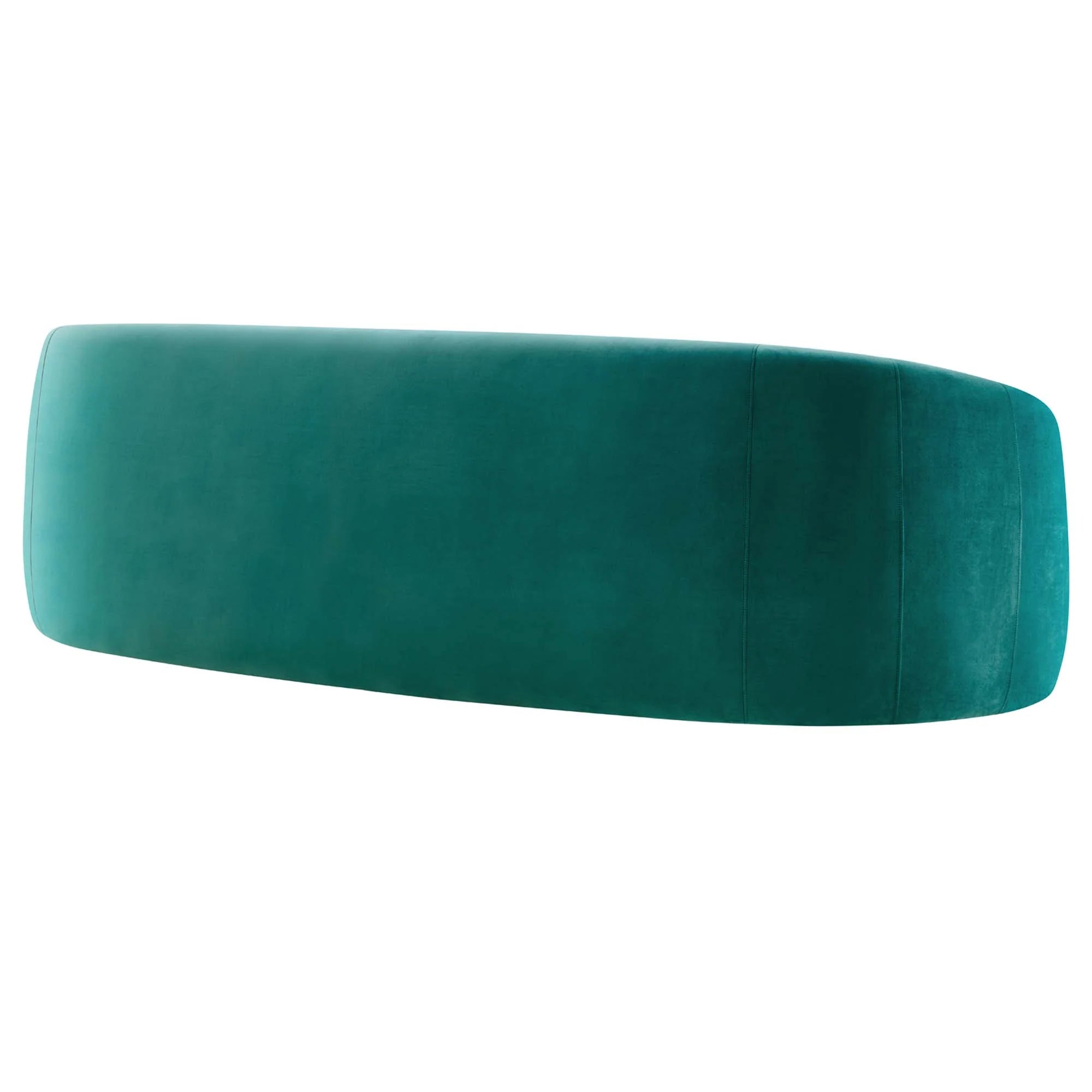Contessa Performance Velvet Sofa in Teal