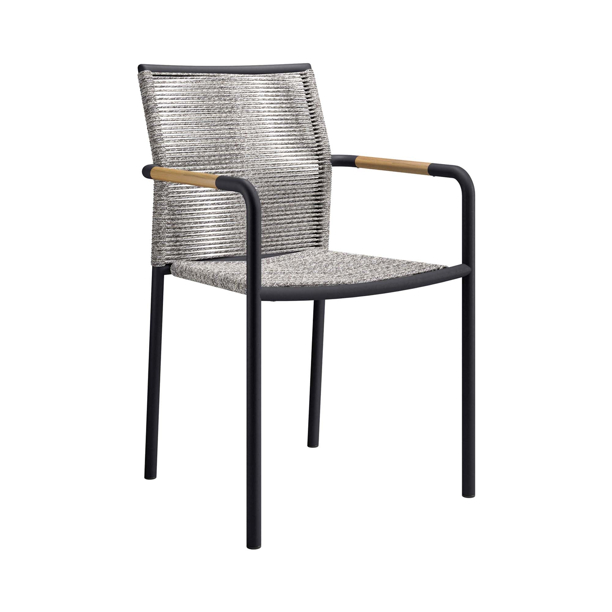 Serenity Outdoor Patio Armchairs Set of 2 in Light Gray