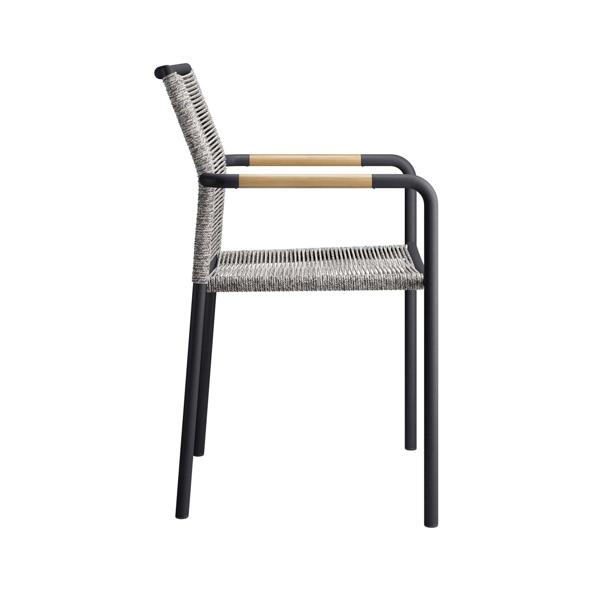 Serenity Outdoor Patio Armchairs Set of 2 in Light Gray