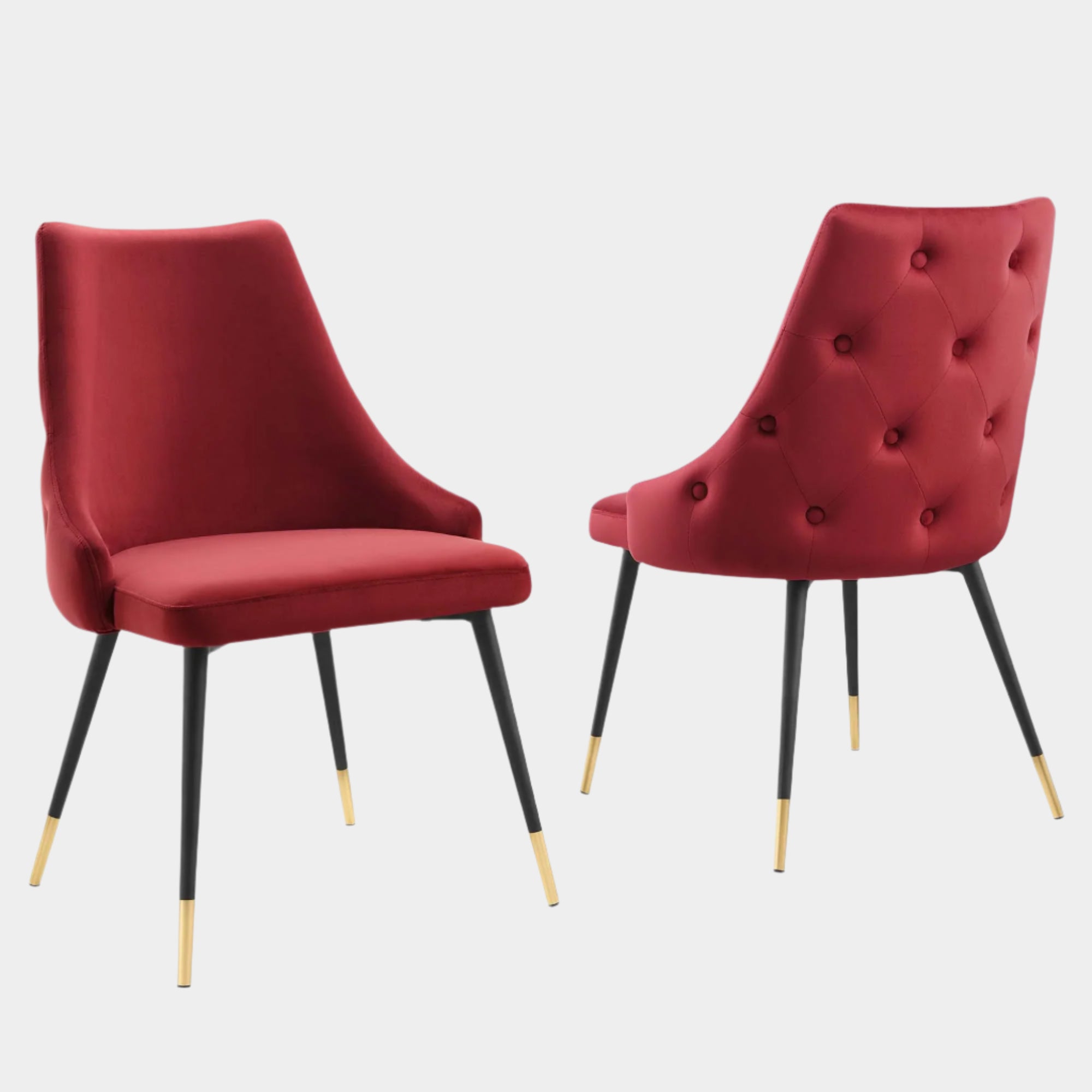 Adorn Performance Velvet Dining Side Chair Set of 2