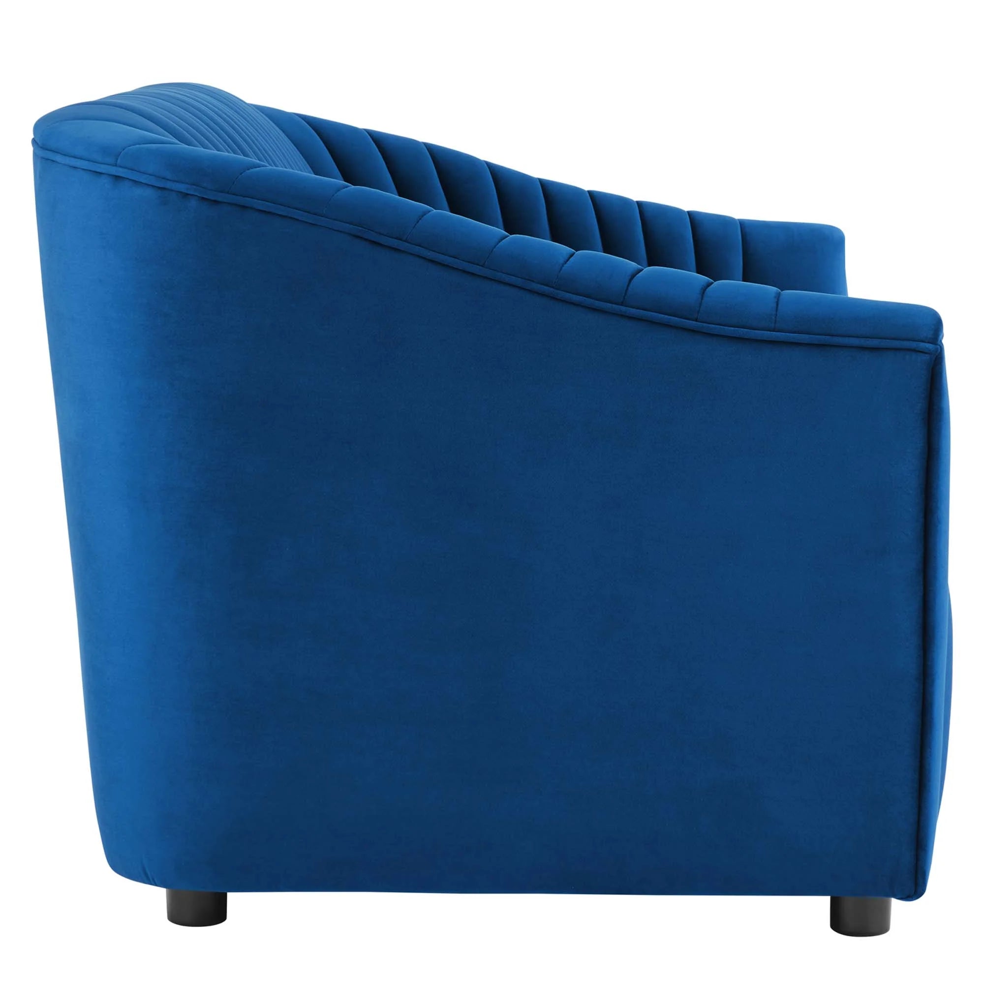 Chaise sans accoudoirs rembourrée en duvet Commix