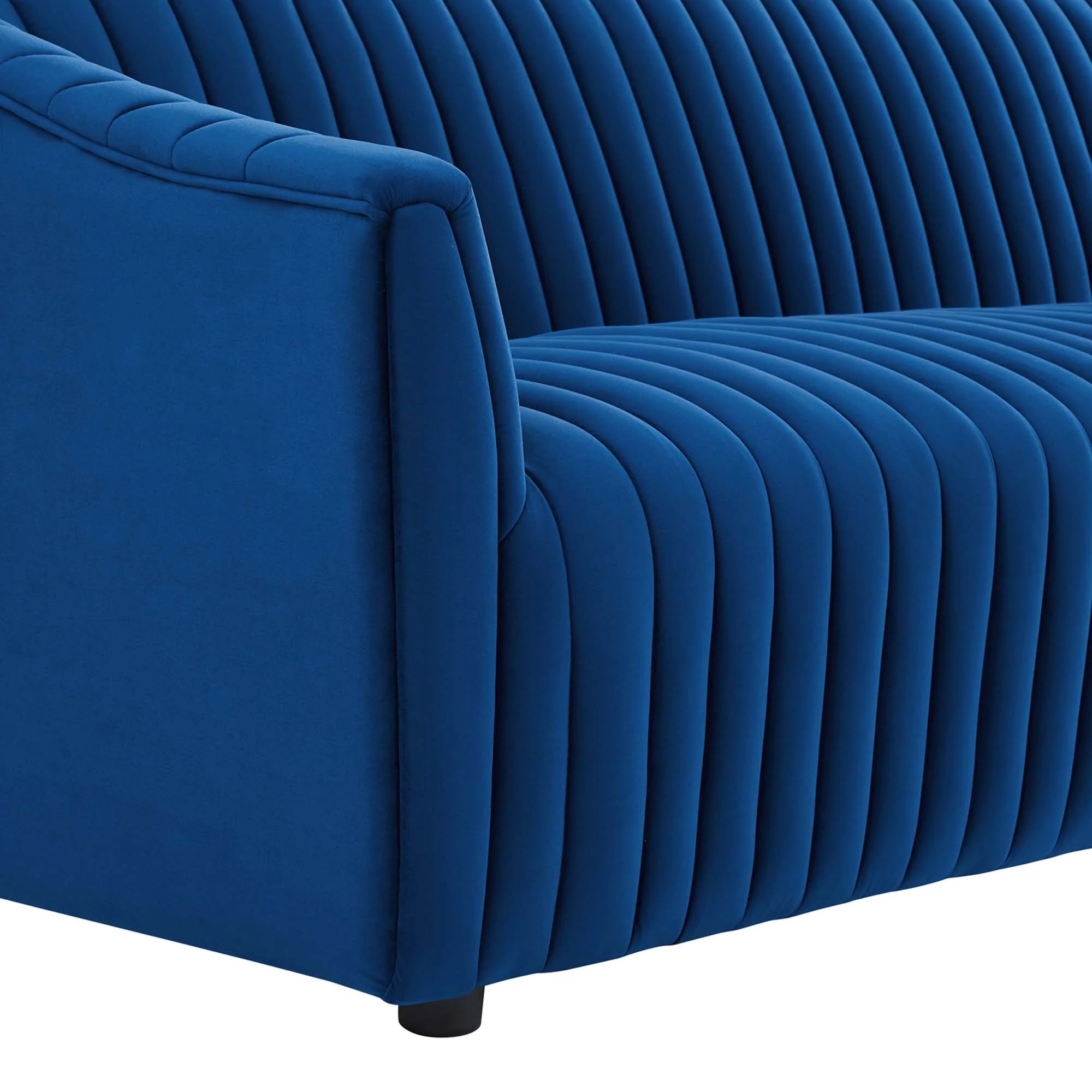 Chaise sans accoudoirs rembourrée en duvet Commix