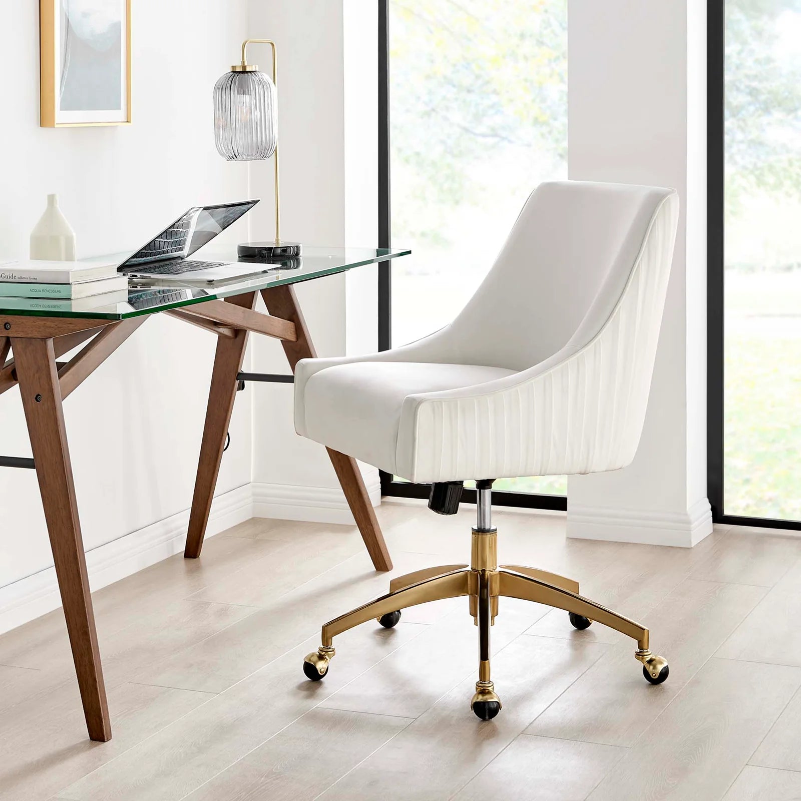 Chaise de bureau Discern Performance en velours