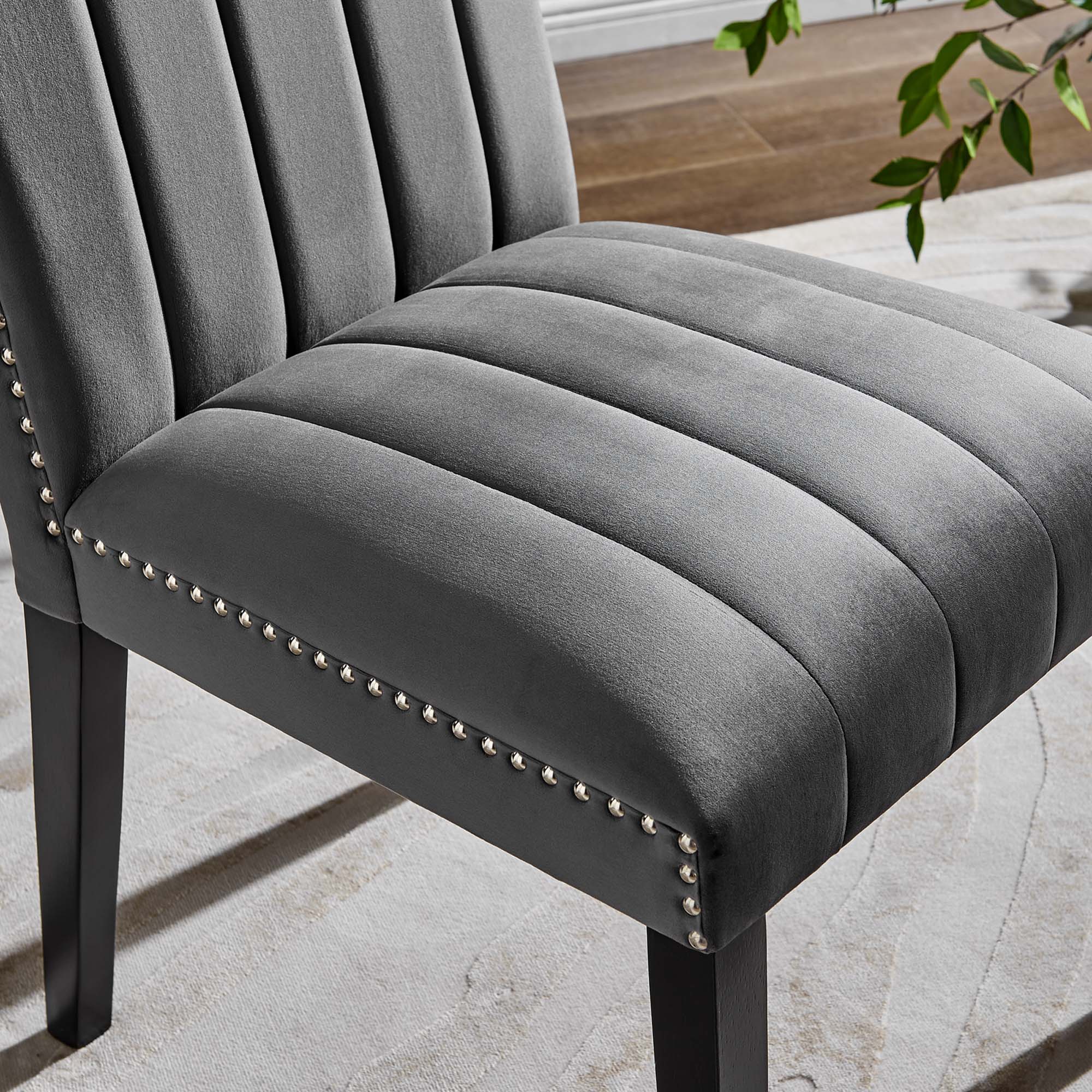 Catalyst Performance Velvet Dining Side Chairs Set of 2