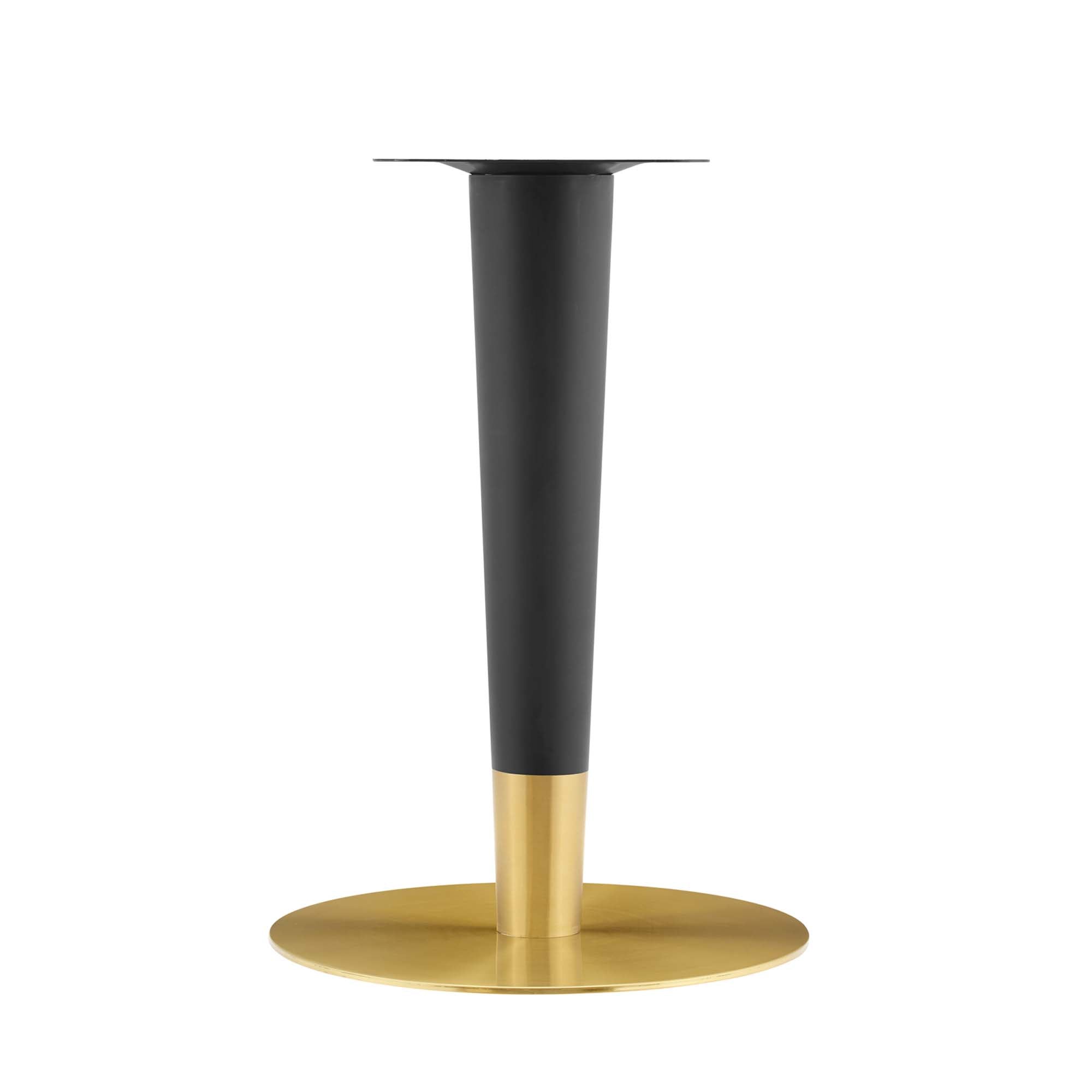 Zinque 36" Artificial Marble Dining Table in Gold White